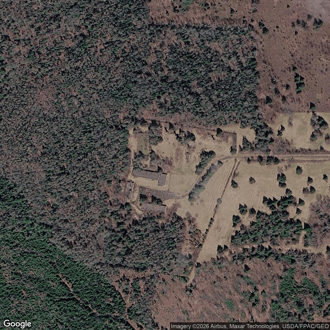 Current Google Satellite Image of Nike Site L-13C, Maine