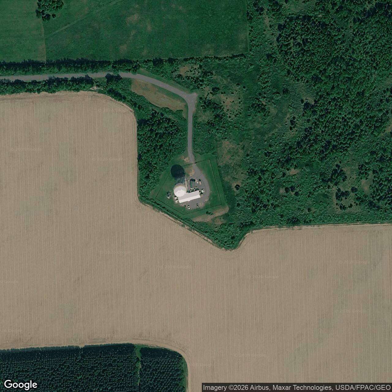 Current Google Satellite Image of Nike Site L-58C, Maine