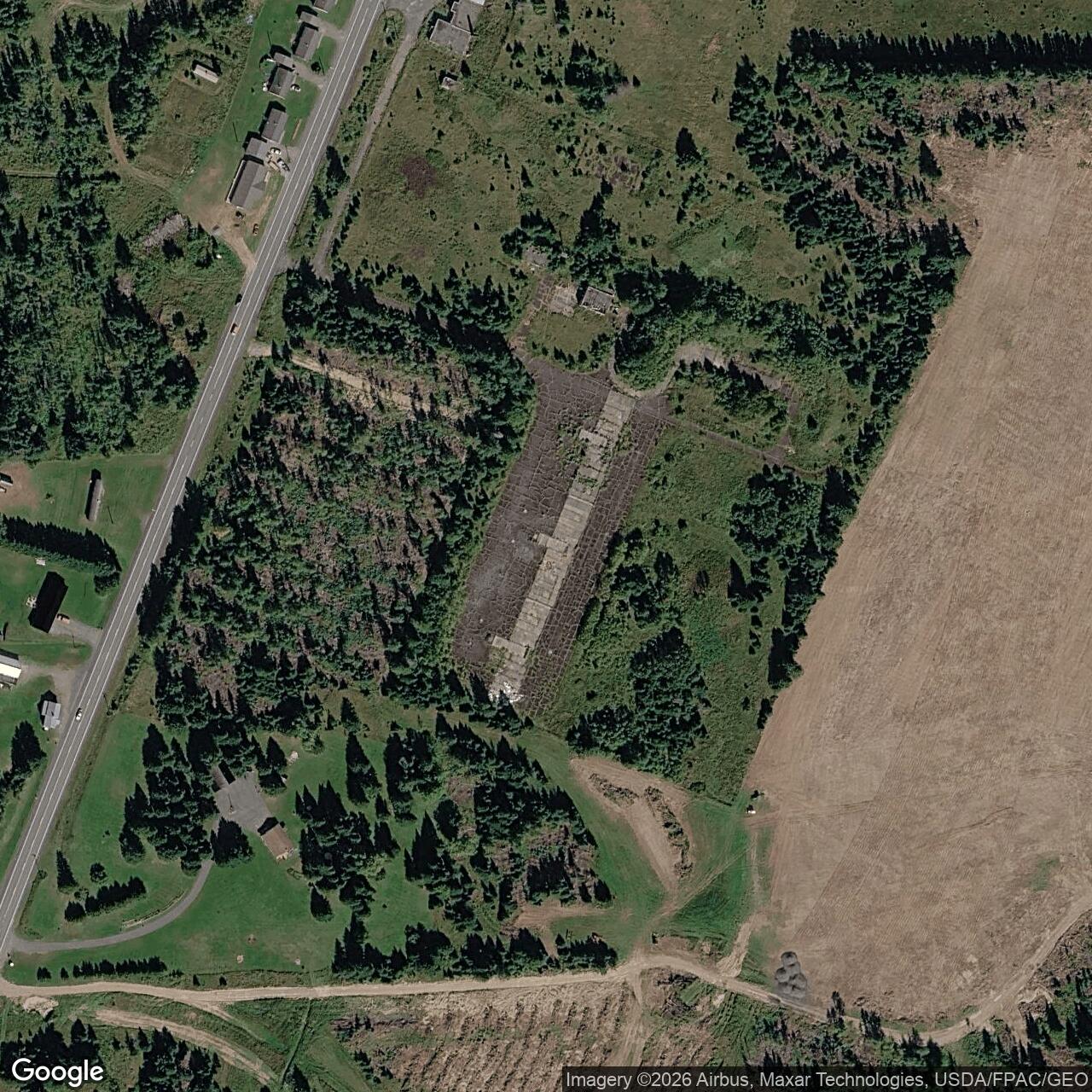 Current Google Satellite Image of Nike Site L-85C, Maine