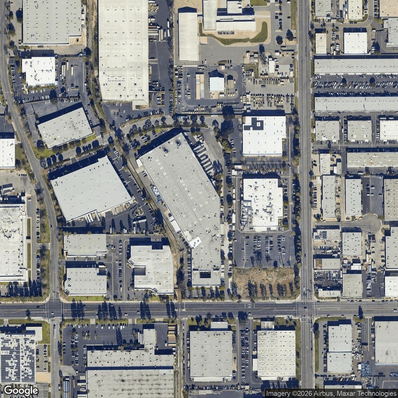 Current Google Satellite Image of Nike Site LA-32 Launch Area, California
