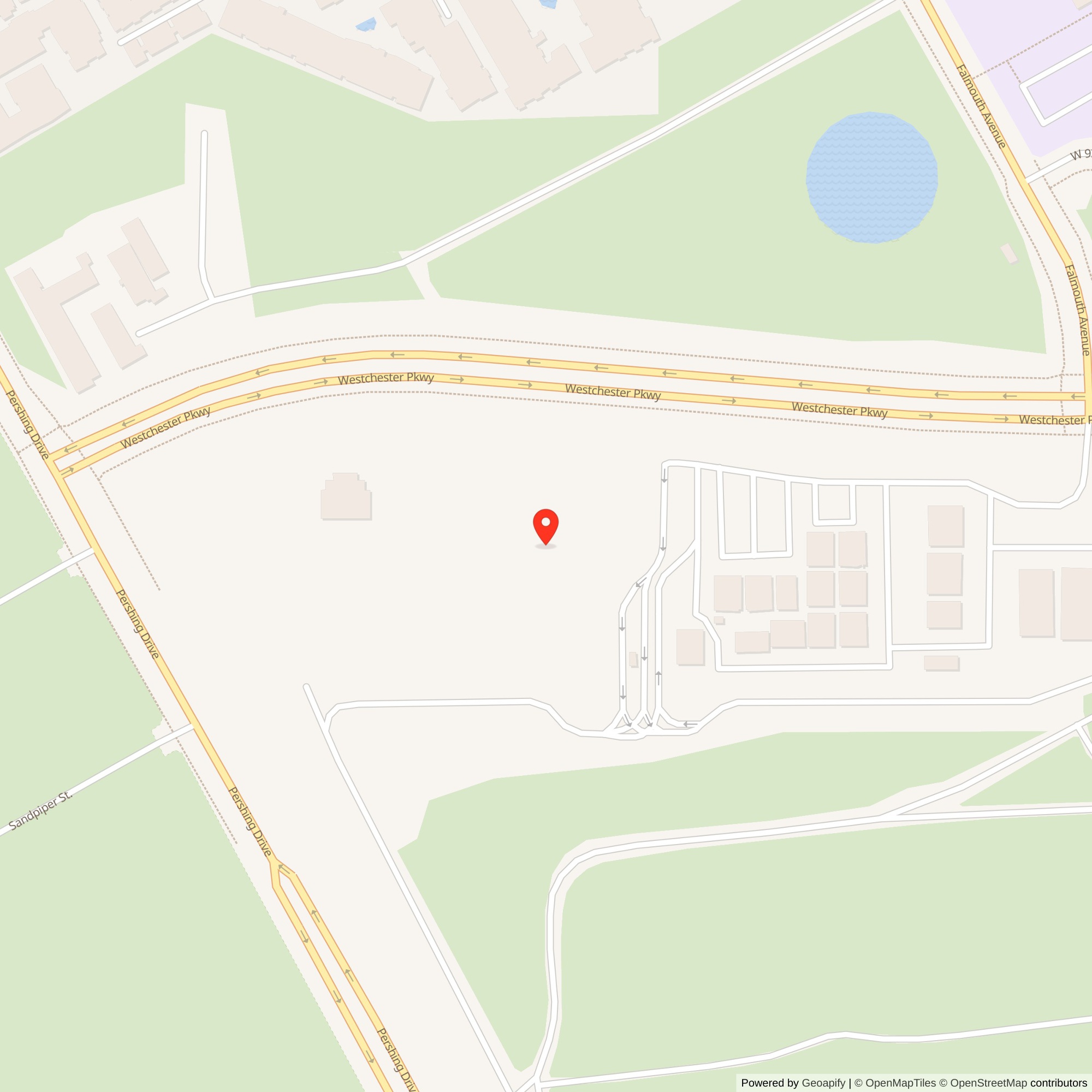 Street Level Map showing location of Nike Site LA-73 Launch Area, California