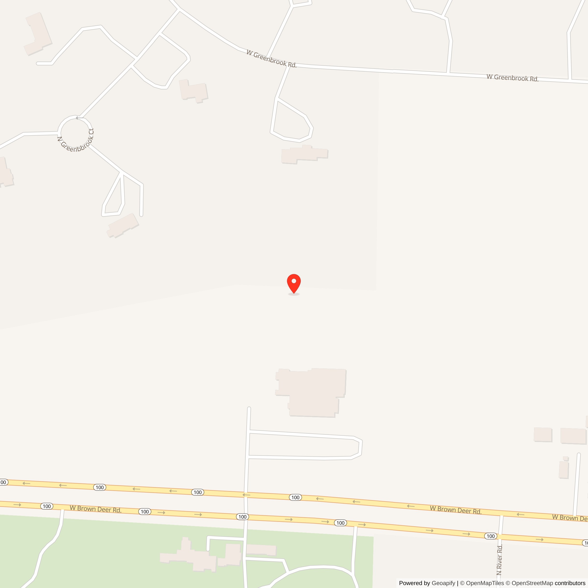 Map showing location of Nike Site M-02 IFC, Wisconsin