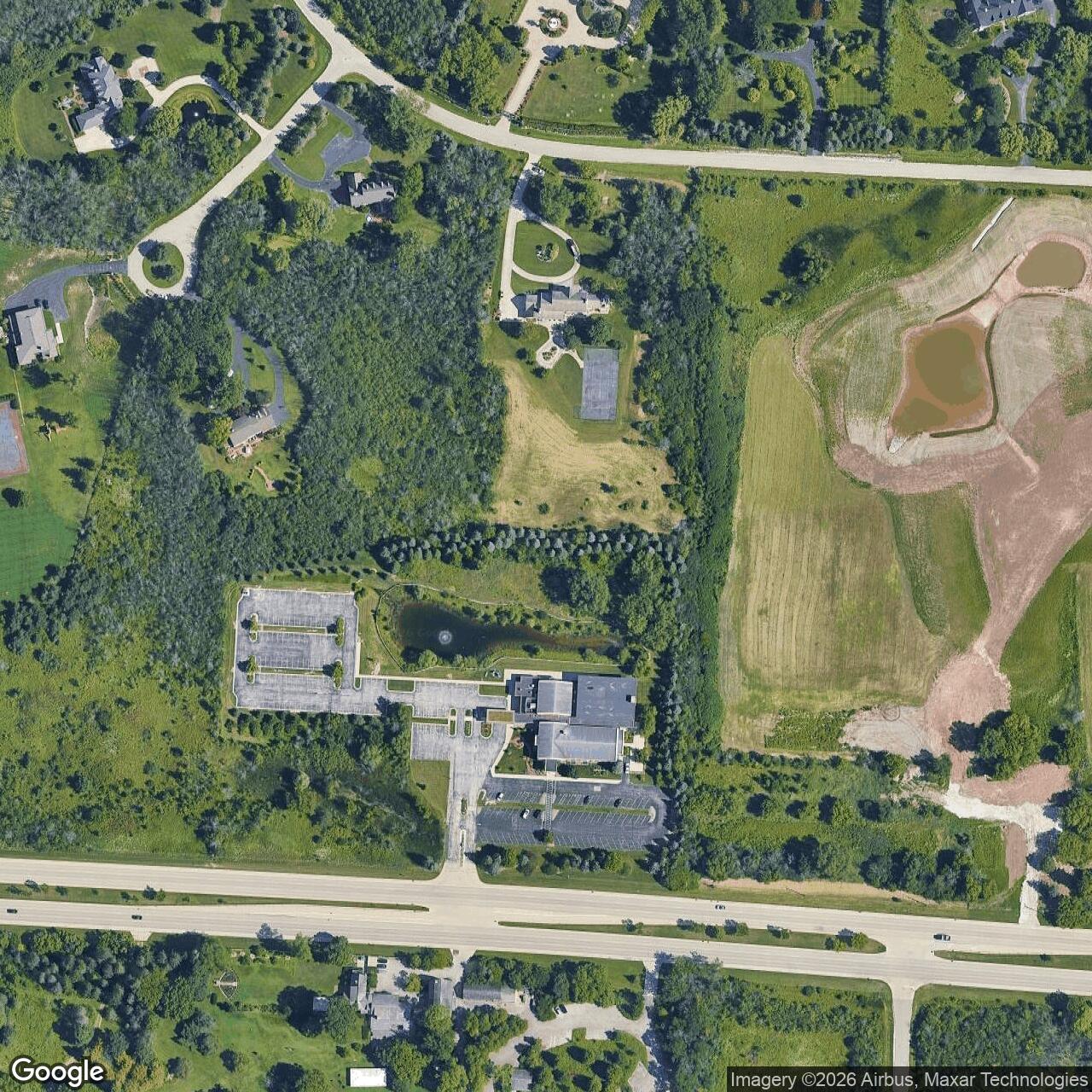 Current Google Satellite Image of Nike Site M-02 IFC, Wisconsin