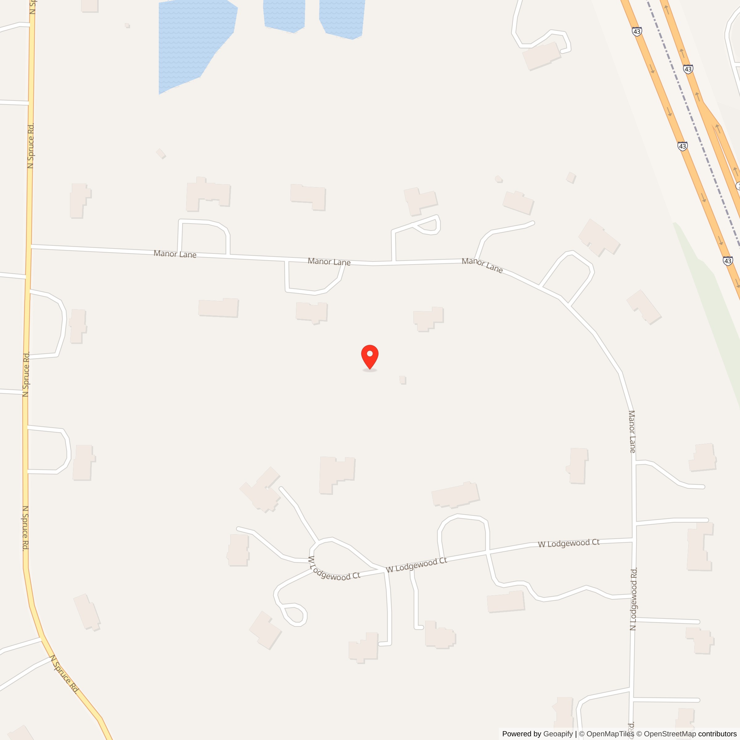 Map showing location of Nike Site M-02 Launch Area, Wisconsin