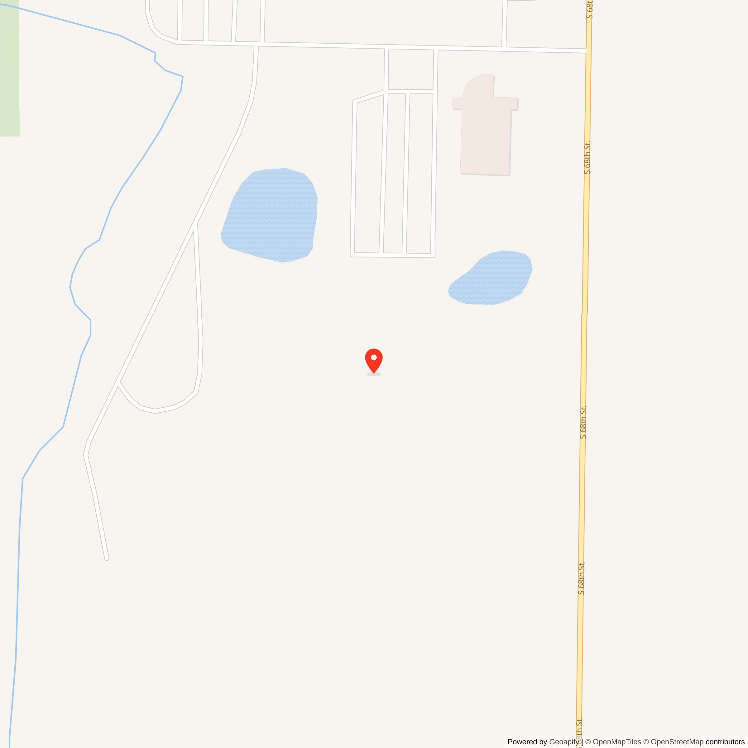 Map showing location of Nike Site M-54 IFC, Wisconsin