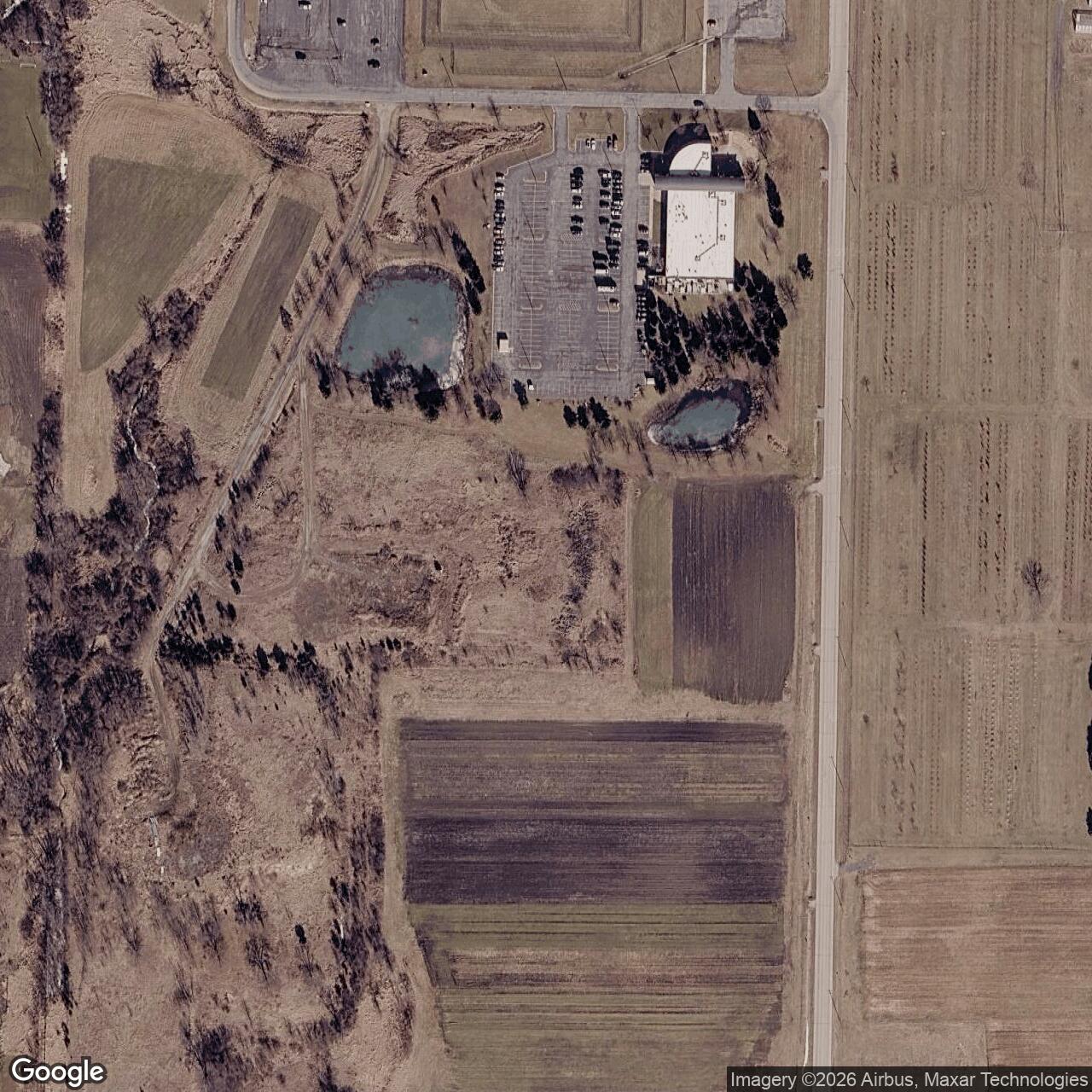 Current Google Satellite Image of Nike Site M-54 IFC, Wisconsin