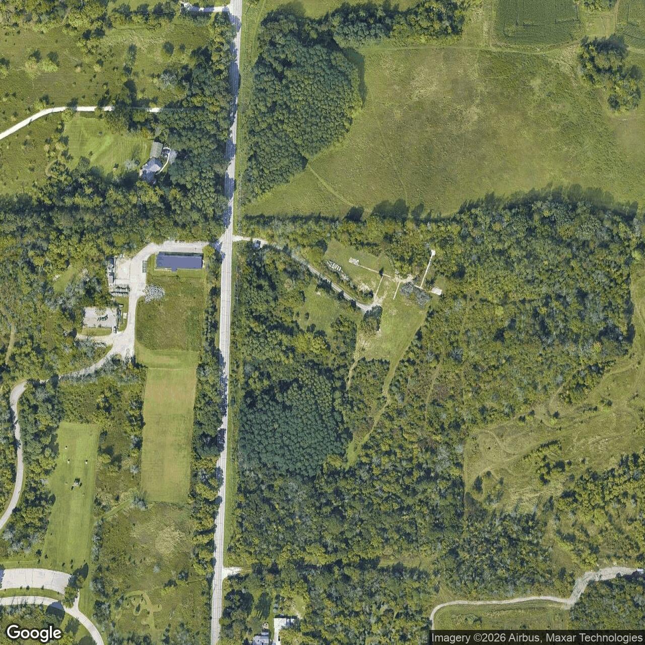 Current Google Satellite Image of Nike Site M-86 IFC, Wisconsin