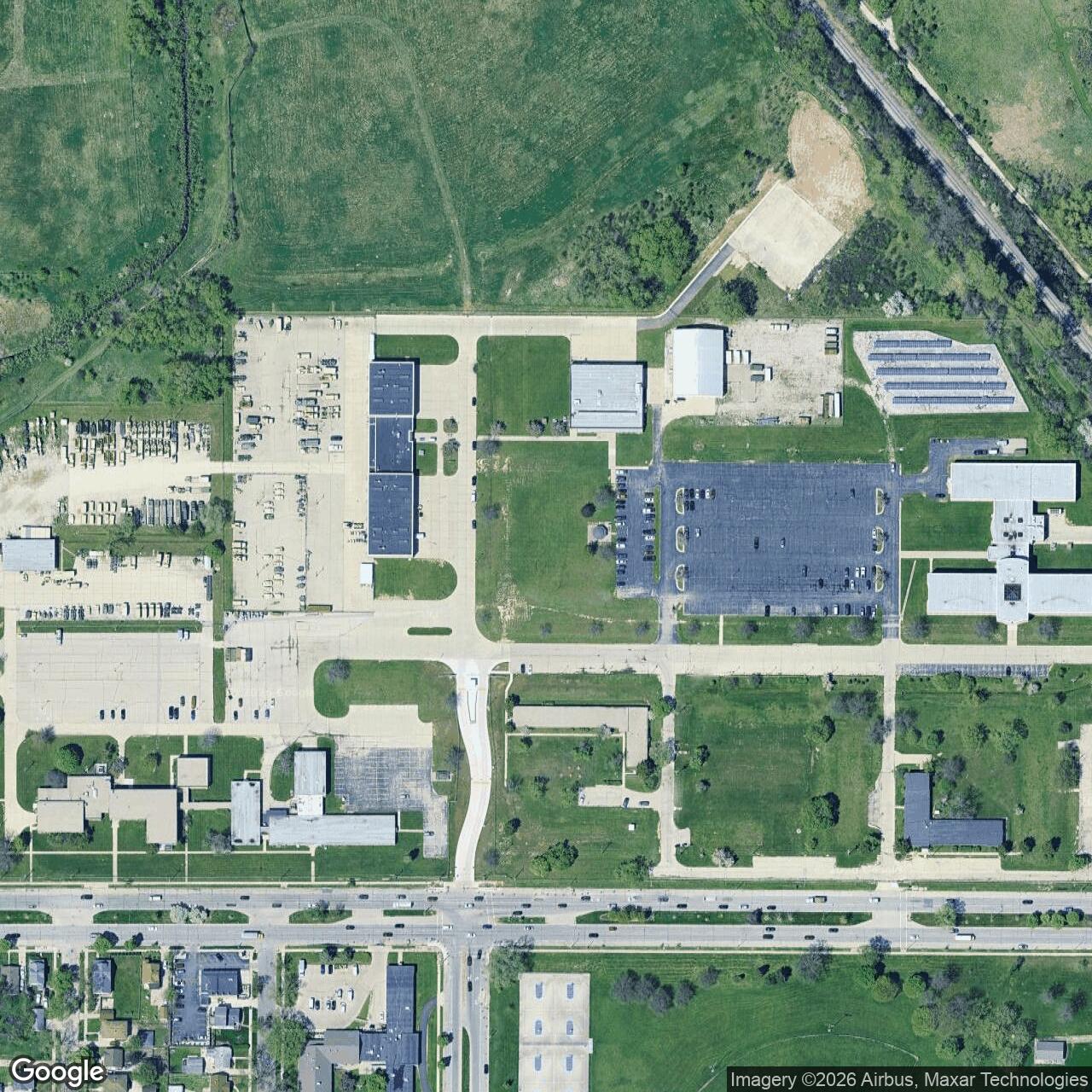 Current Google Satellite Image of Nike Site M-96 IFC, Wisconsin