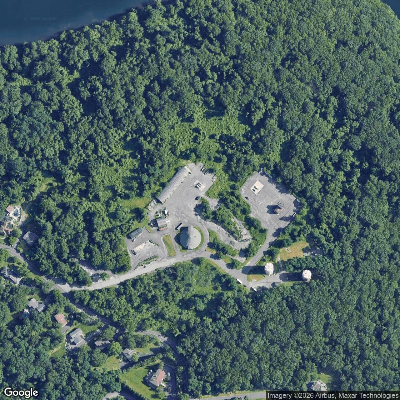 Current Google Satellite Image of Nike Site NY-09, New York