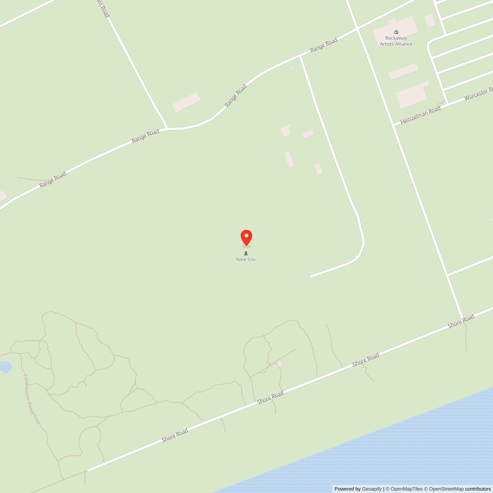 Map showing location of Nike Site NY-49L, New York