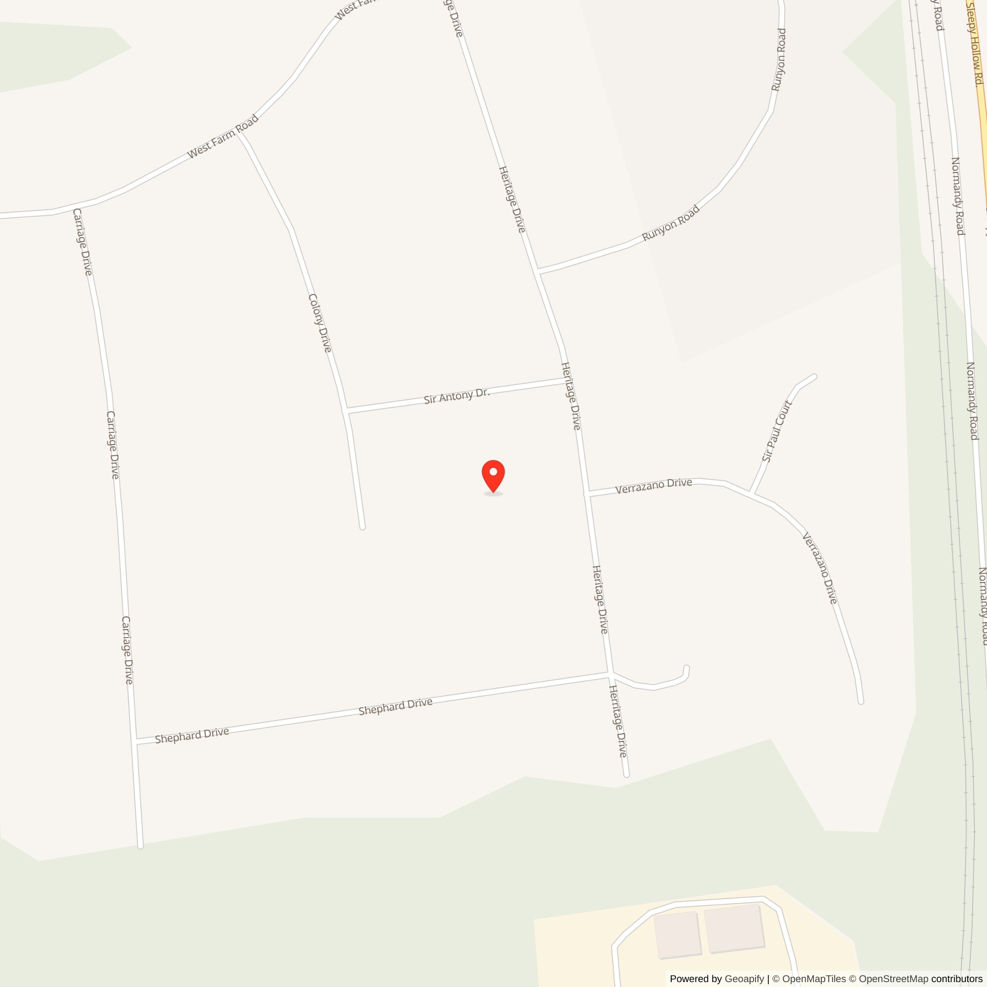 Map showing location of Nike Site NY-53L, New Jersey