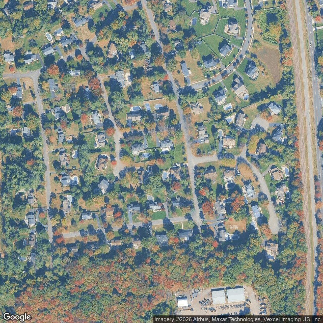 Current Google Satellite Image of Nike Site NY-53L, New Jersey