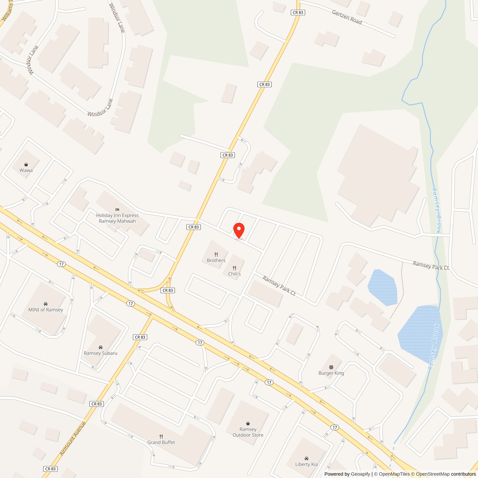 Map showing location of Nike Site NY-93/94L, New York