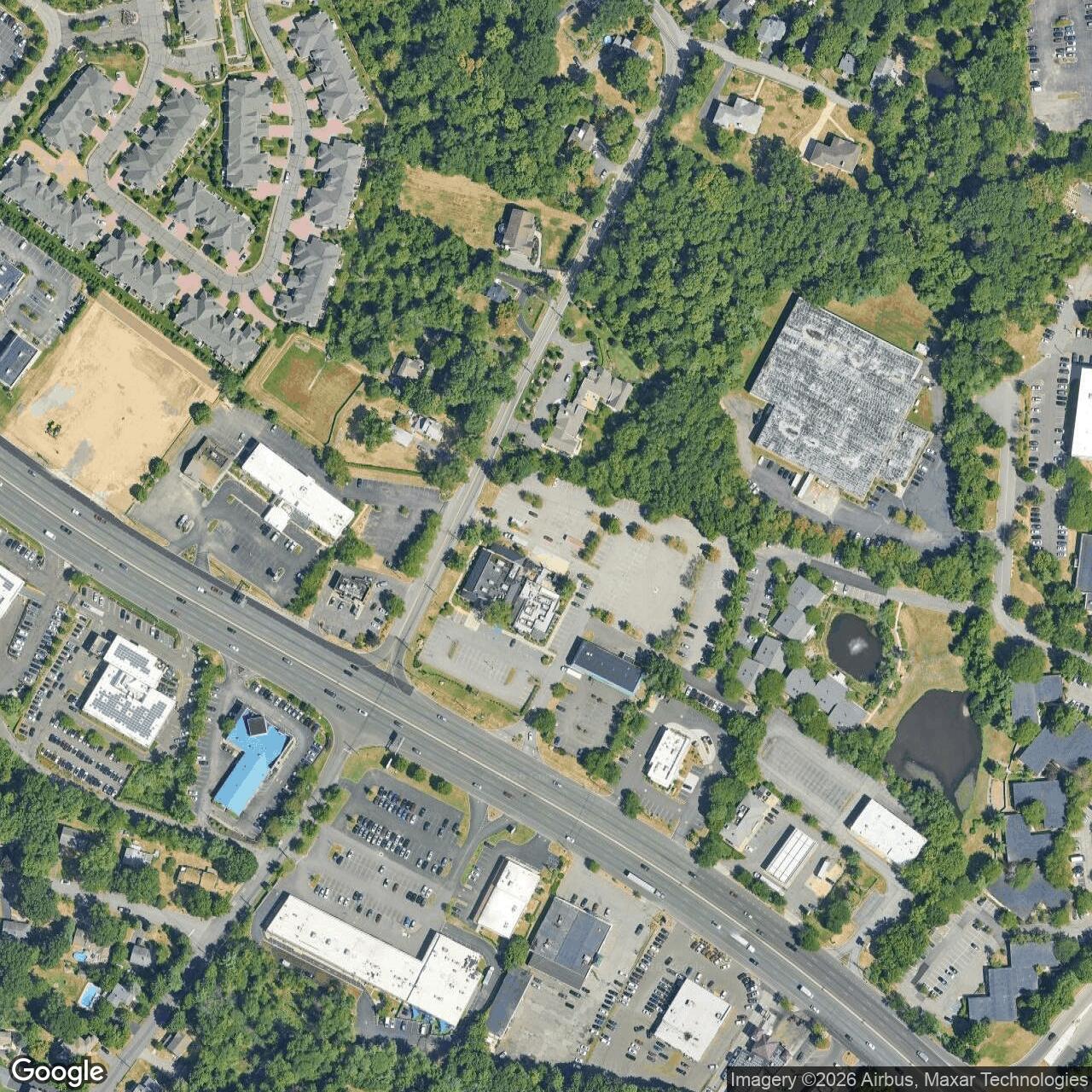 Current Google Satellite Image of Nike Site NY-93/94L, New York