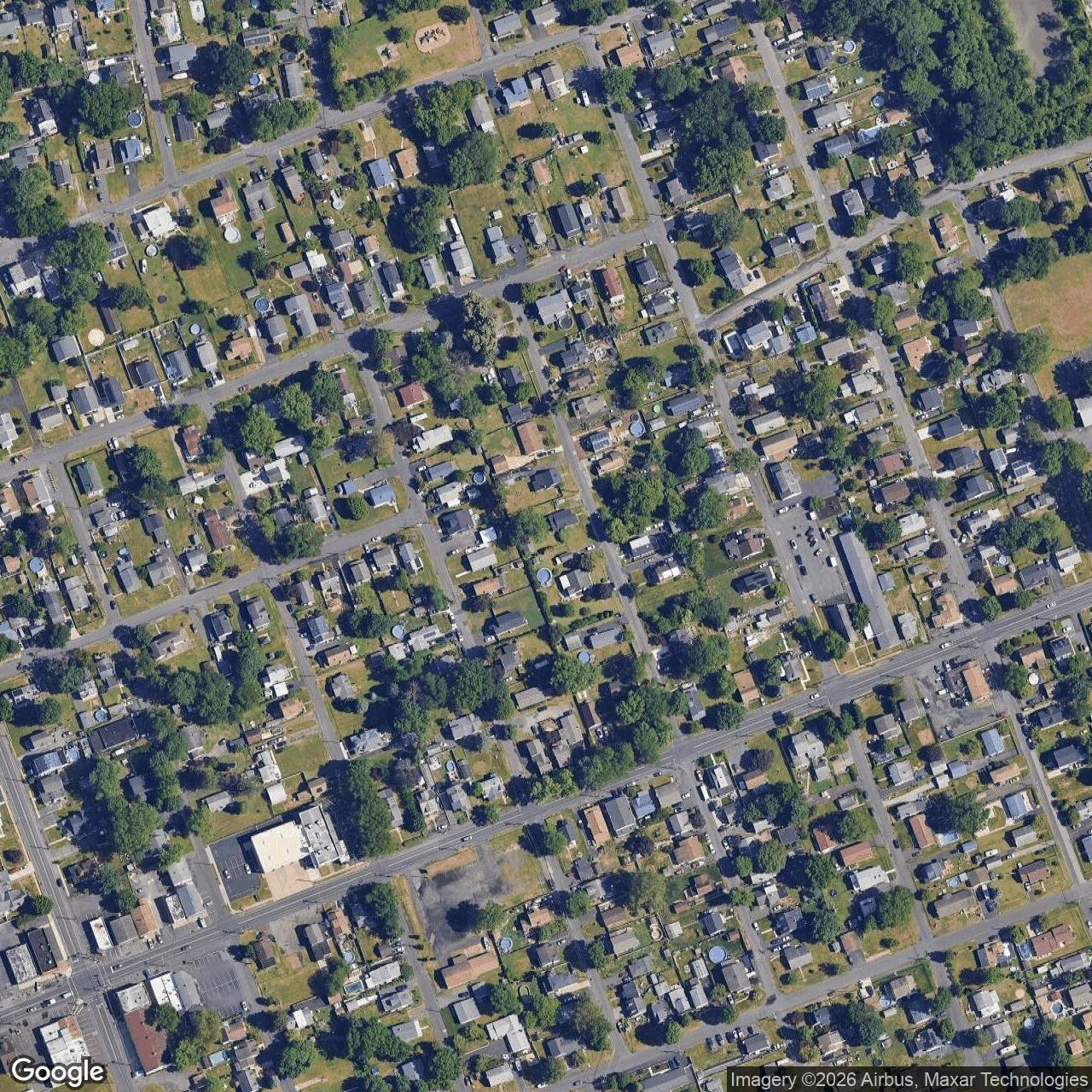 Current Google Satellite Image of Nike Site PH-15C, Pennsylvania