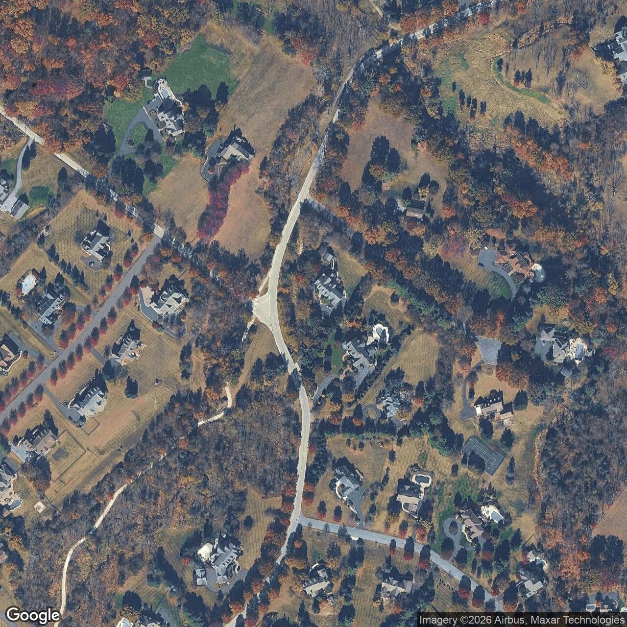 Current Google Satellite Image of Nike Site PH-91C, Pennsylvania
