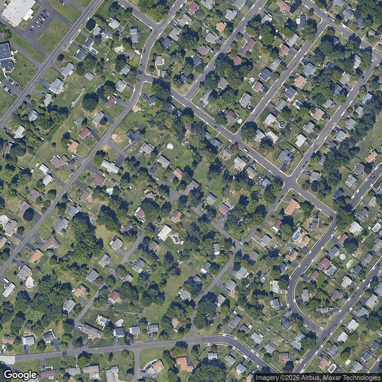 Current Google Satellite Image of Nike Site PH-99C, Pennsylvania