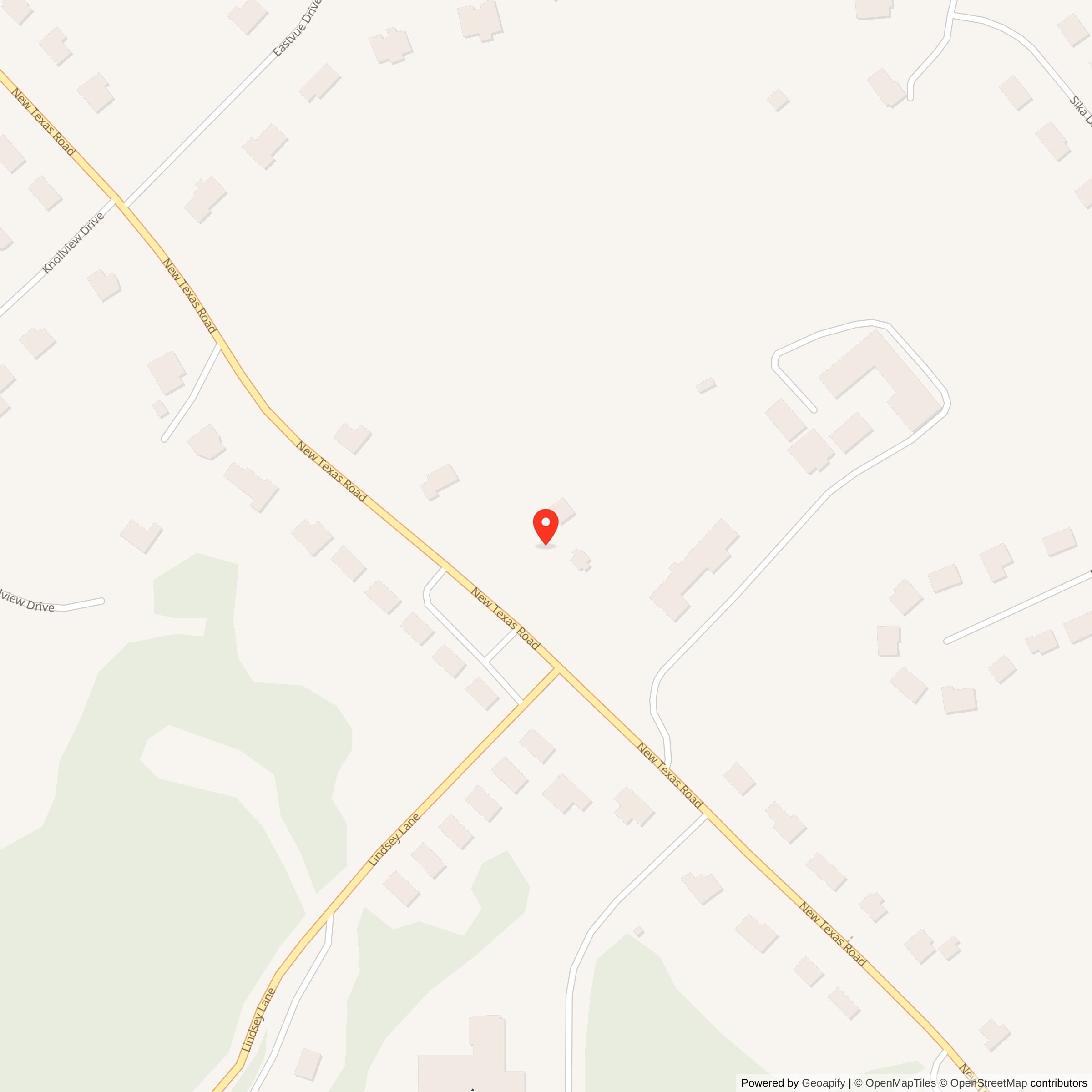Map showing location of Nike Site PI-25C, Pennsylvania
