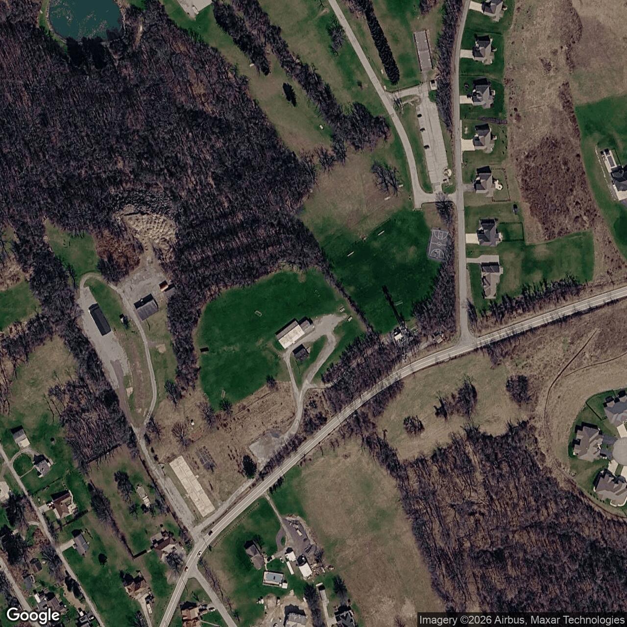 Current Google Satellite Image of Nike Site PI-36C, Pennsylvania