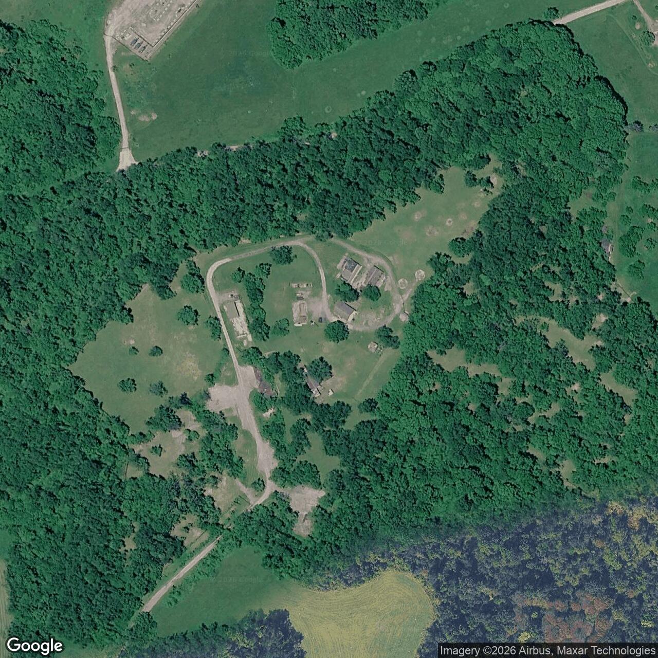 Current Google Satellite Image of Nike Site PI-37C, Pennsylvania