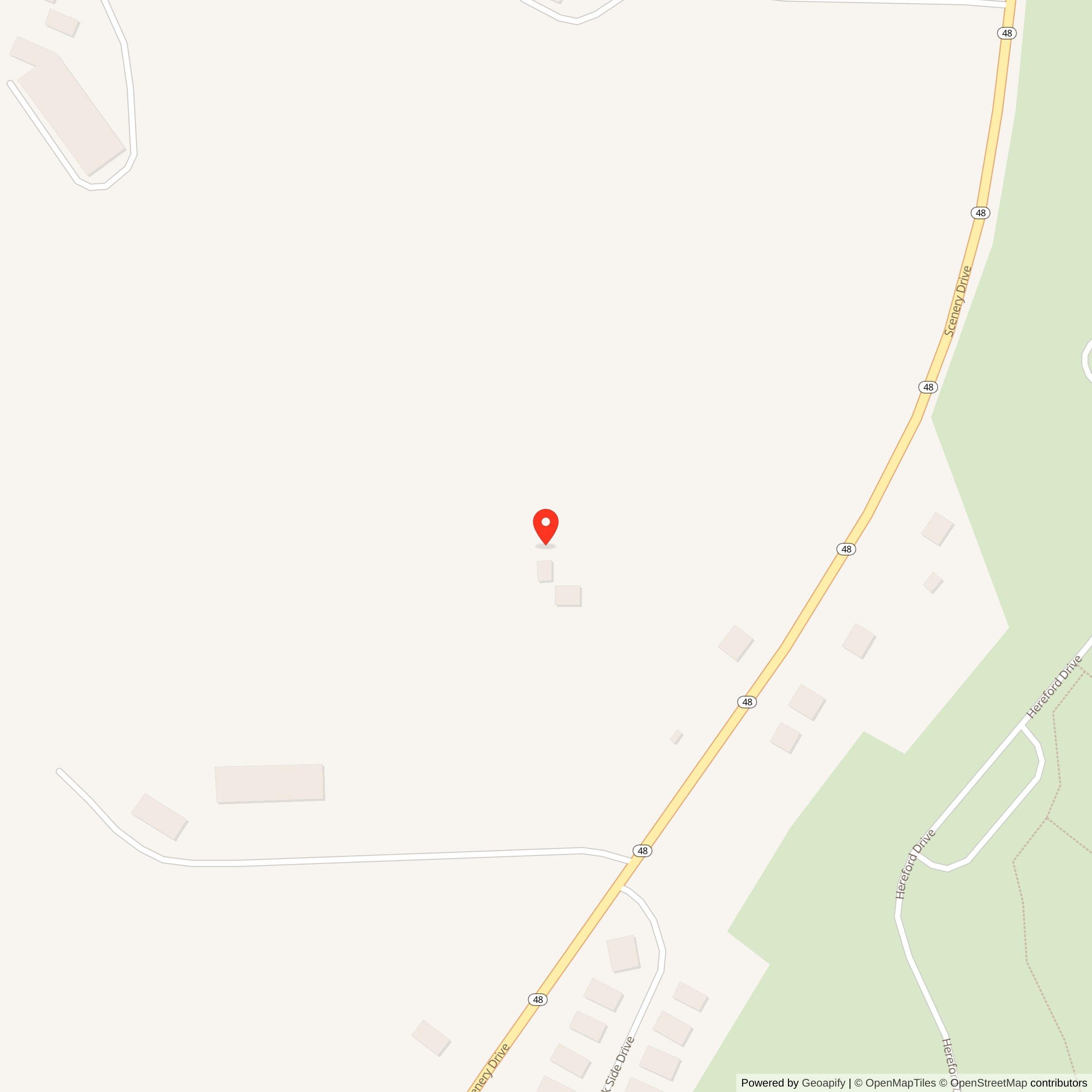 Map showing location of Nike Site PI-42C, Pennsylvania