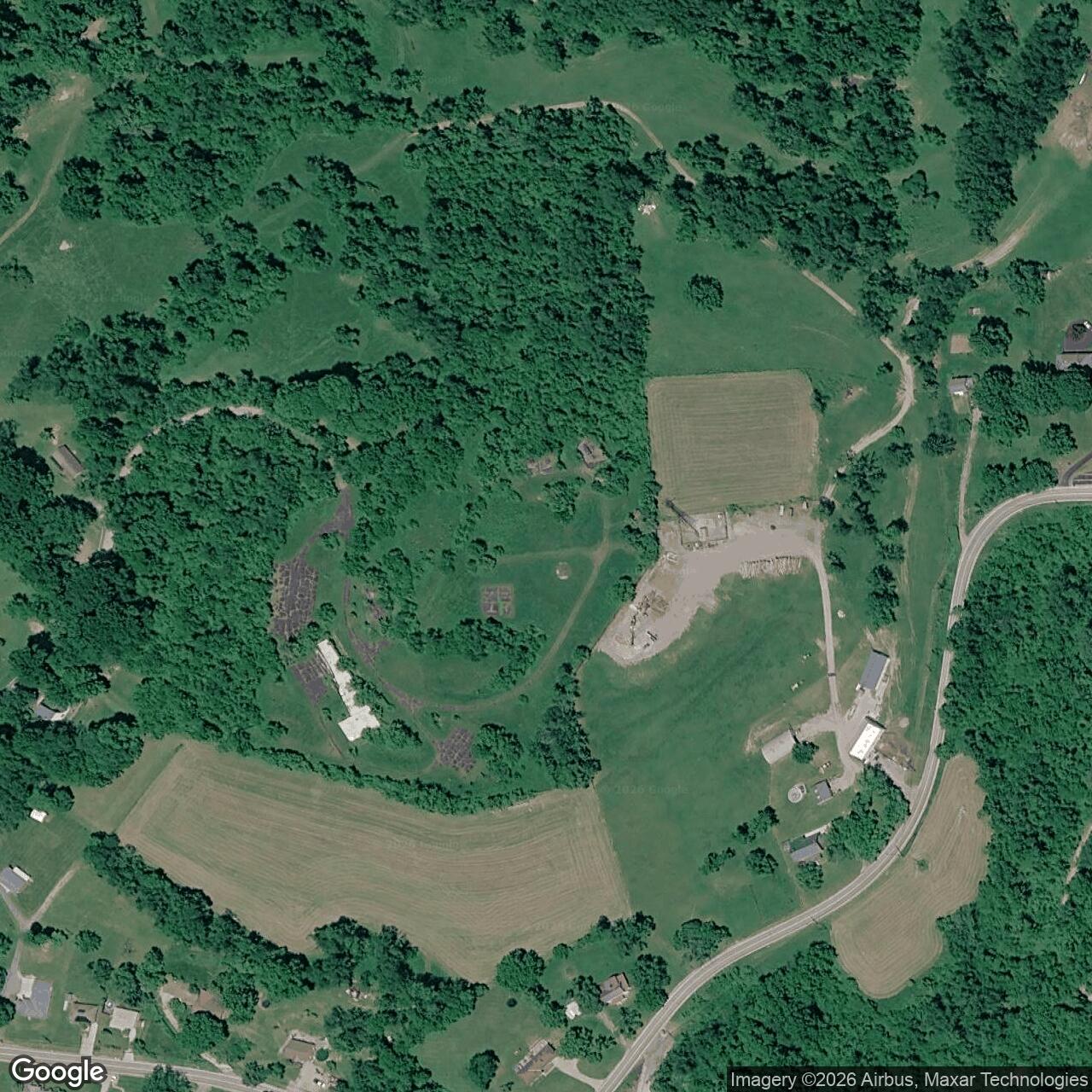 Current Google Satellite Image of Nike Site PI-43C, Pennsylvania
