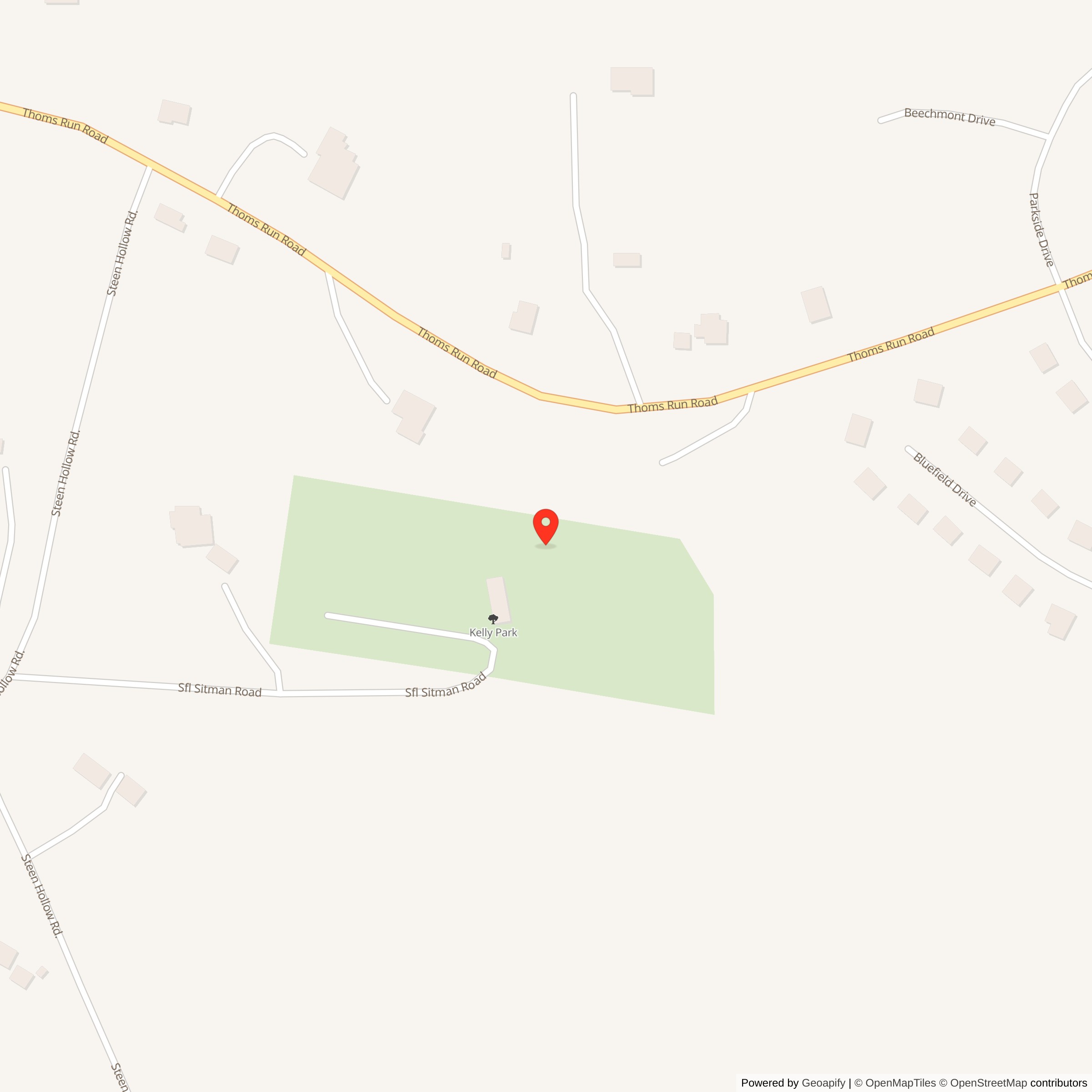 Map showing location of Nike Site PI-62C, Pennsylvania