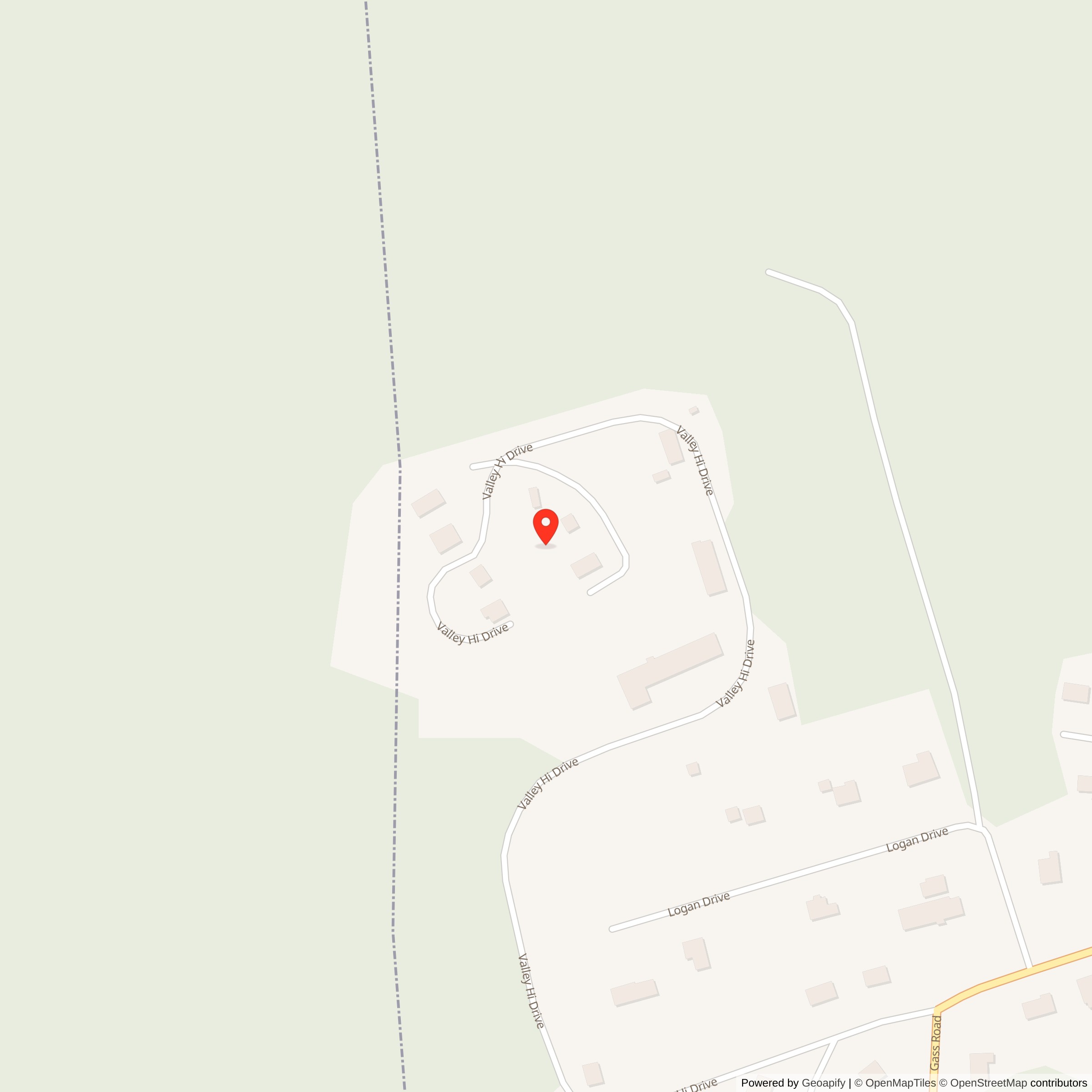 Map showing location of Nike Site PI-93C, Pennsylvania