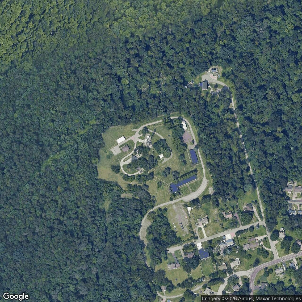 Current Google Satellite Image of Nike Site PI-93C, Pennsylvania