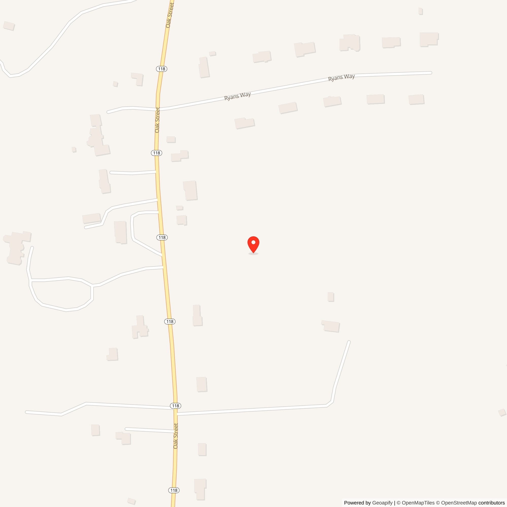 Map showing location of Nike Site PR-29C, Massachusetts