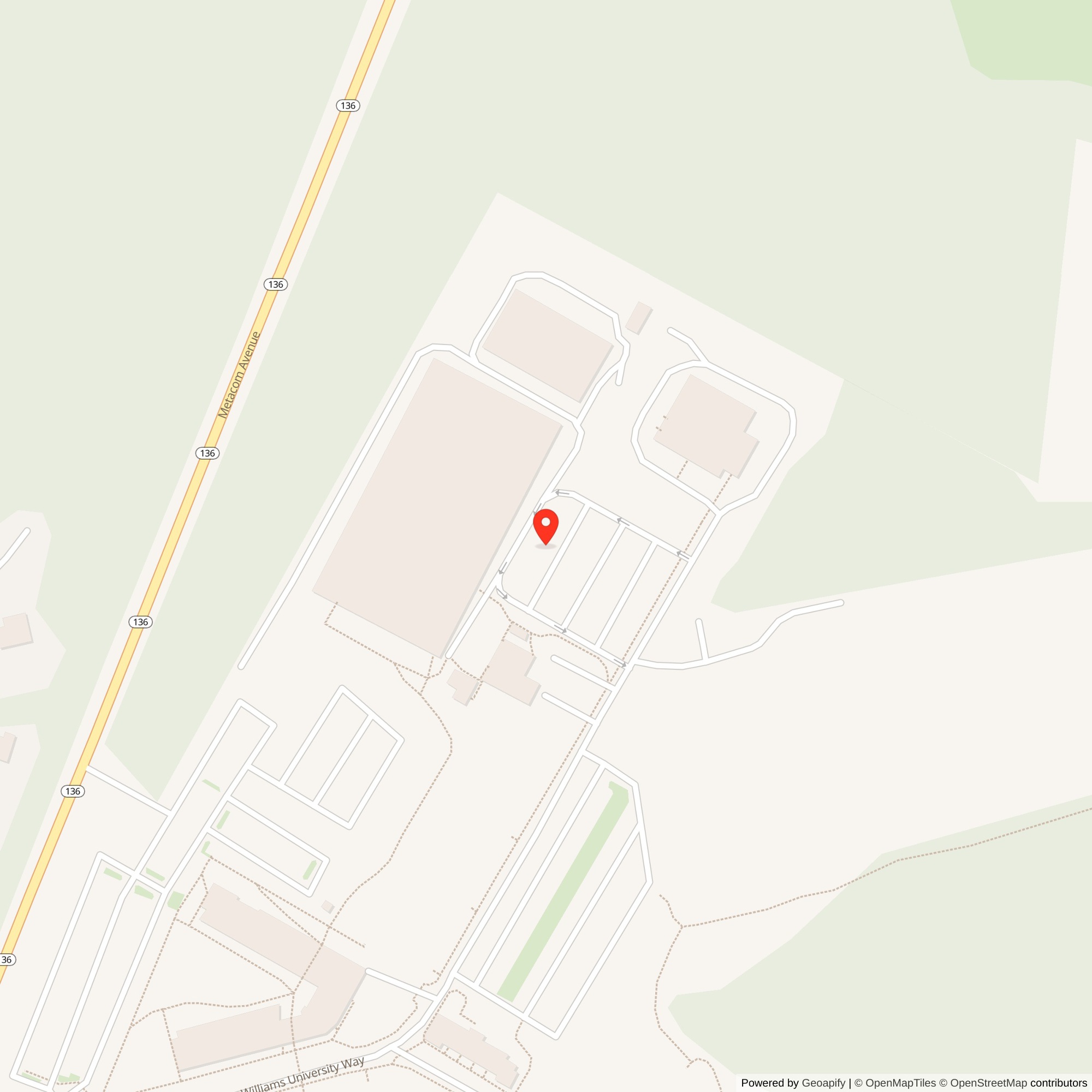 Map showing location of Nike Site PR-38L, Rhode Island
