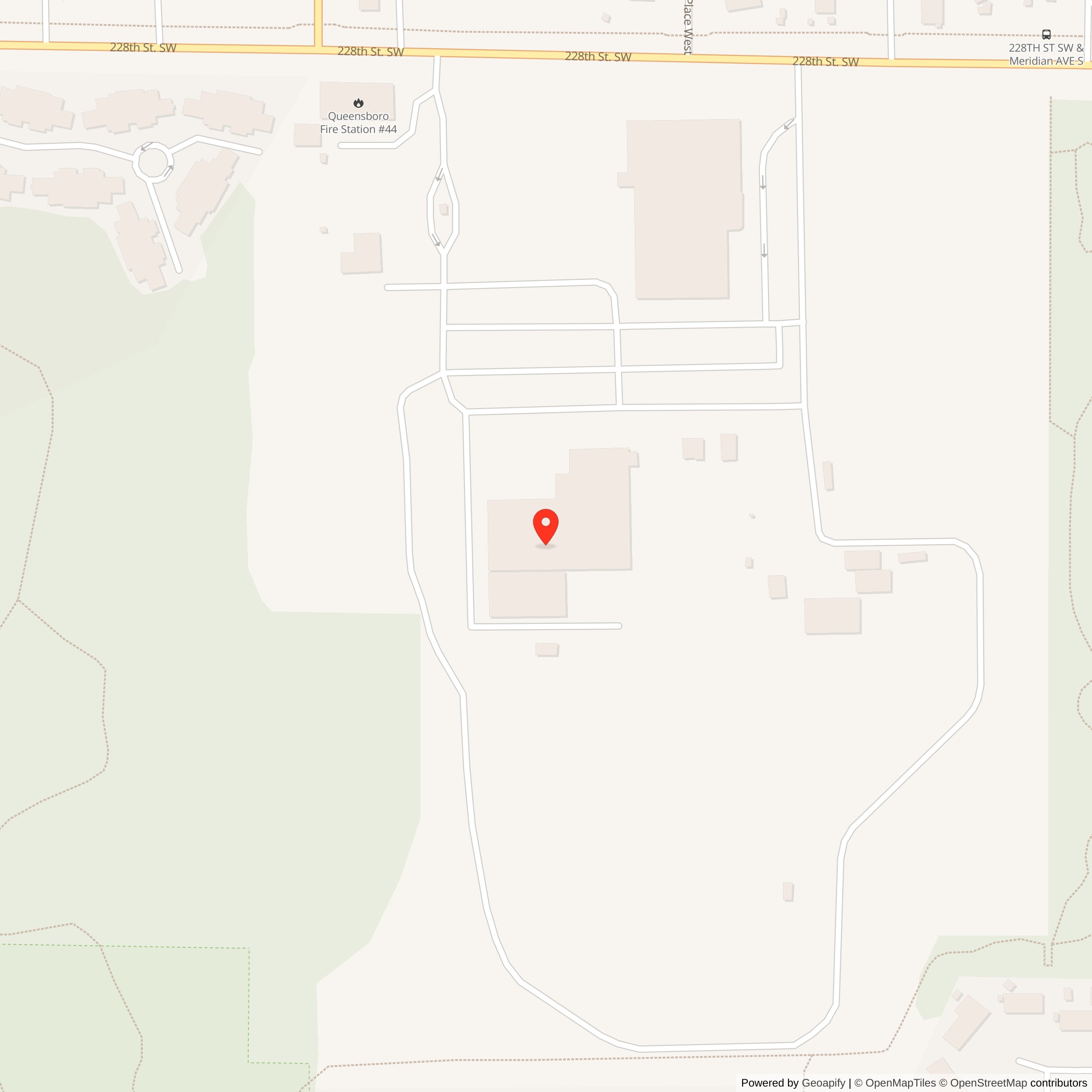 Map showing location of Nike Missile Site S-03 Launcher, Washington