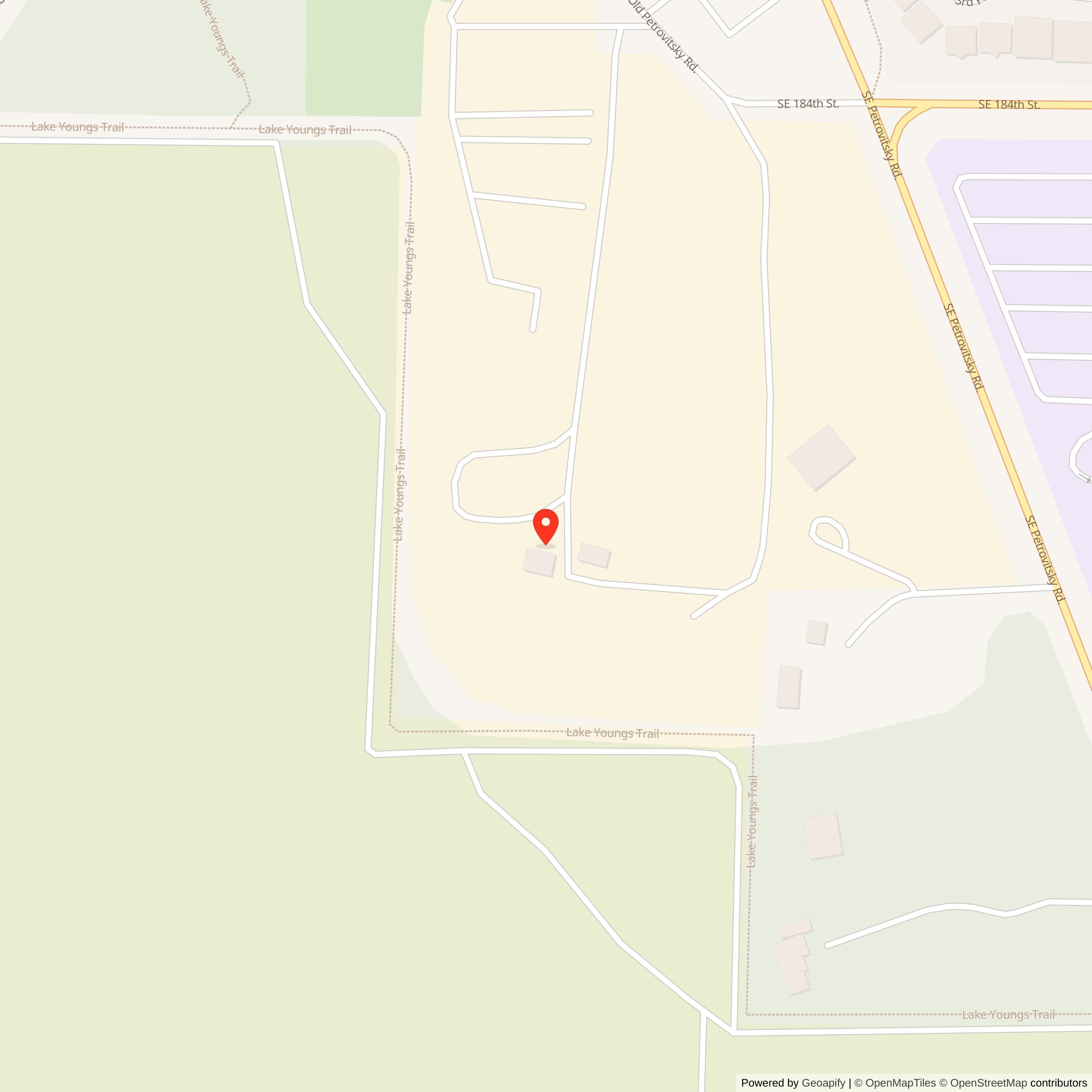 Map showing location of Nike Missile Site S-32 IFC, Washington