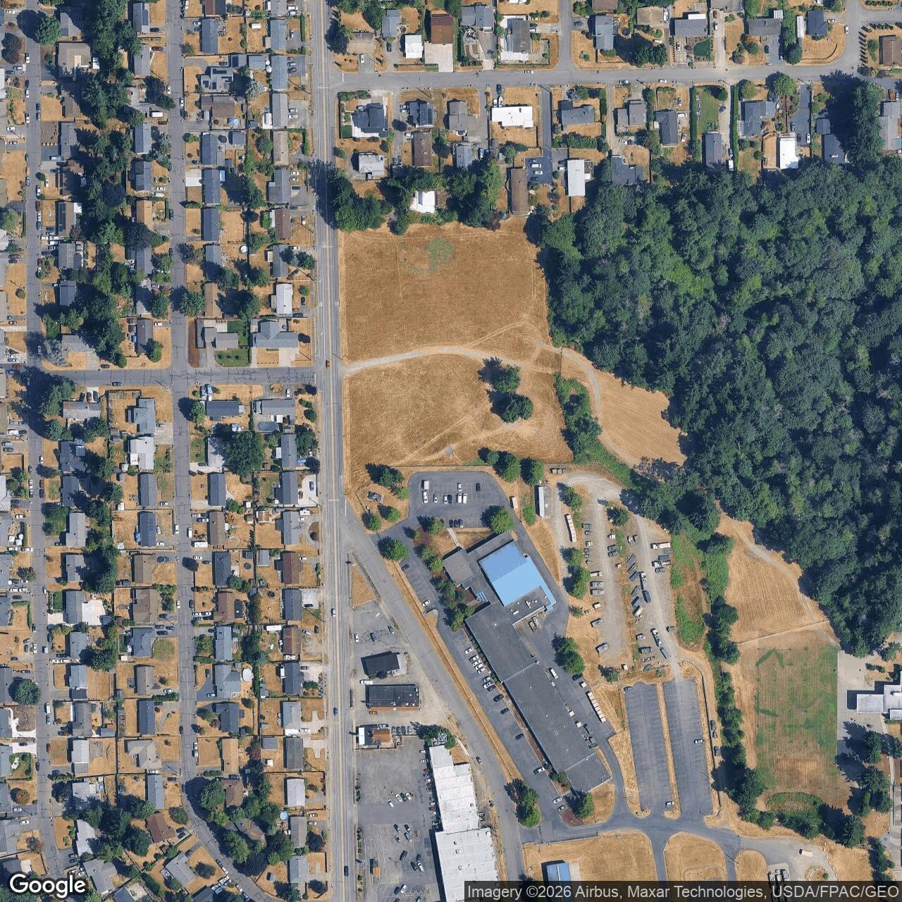 Current Google Satellite Image of Nike Missile Site S-43 IFC, Washington