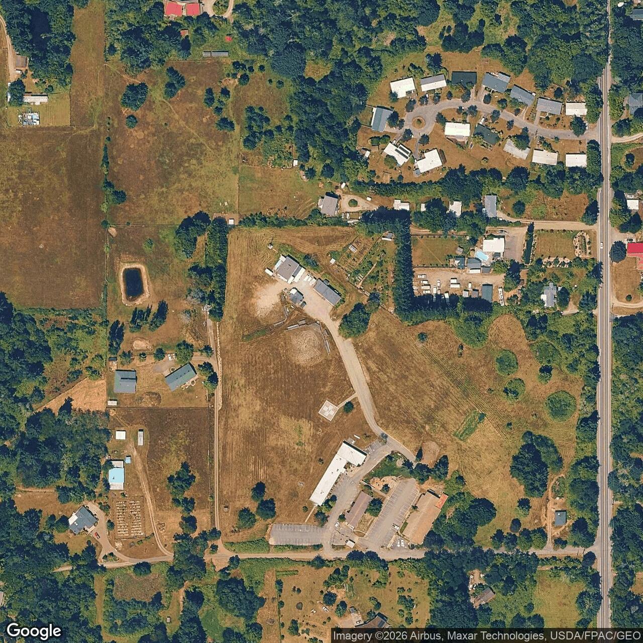 Current Google Satellite Image of Nike Missile Site S-61 IFC, Washington