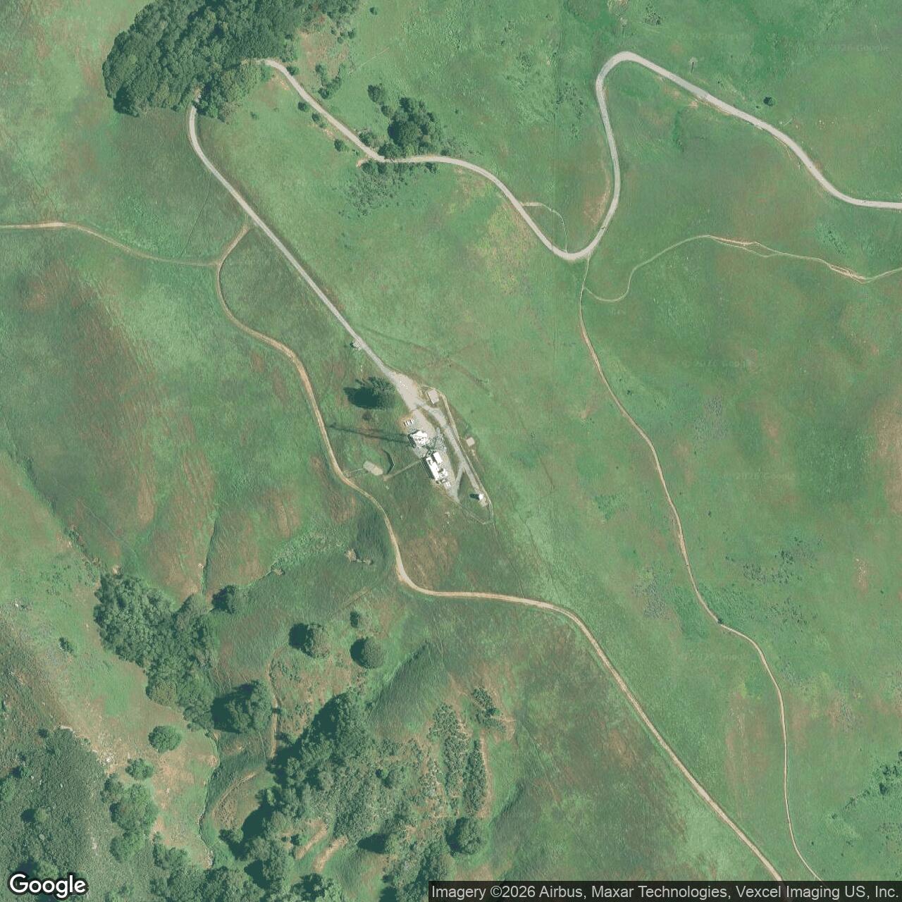 Current Google Satellite Image of Nike Site SF-25 IFC, California