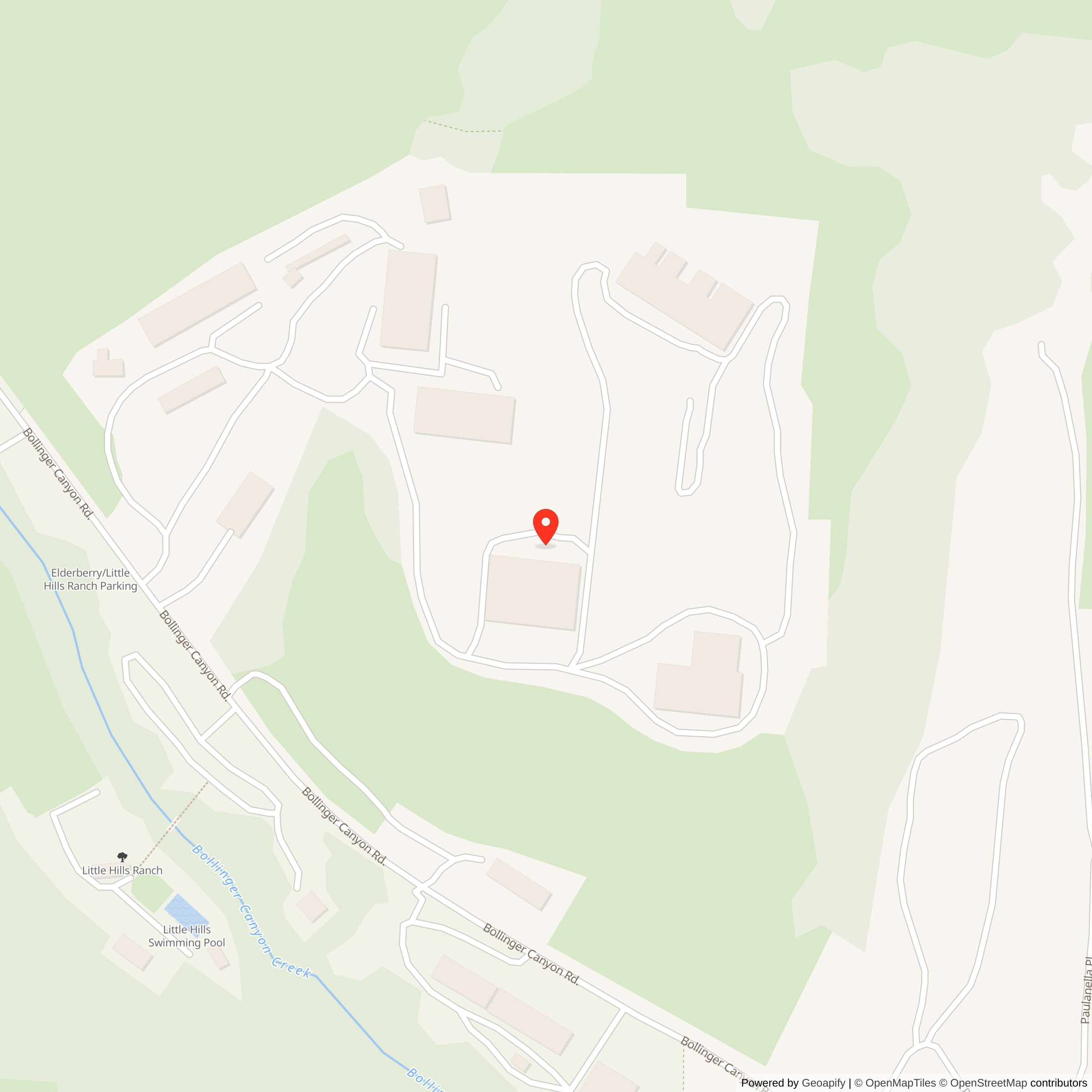 Street Level Map showing location of Nike Site SF-25 Launch Area, California