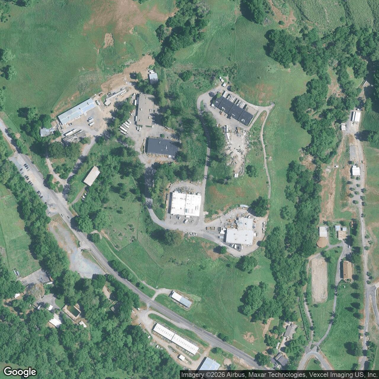 Current Google Satellite Image of Nike Site SF-25 Launch Area, California