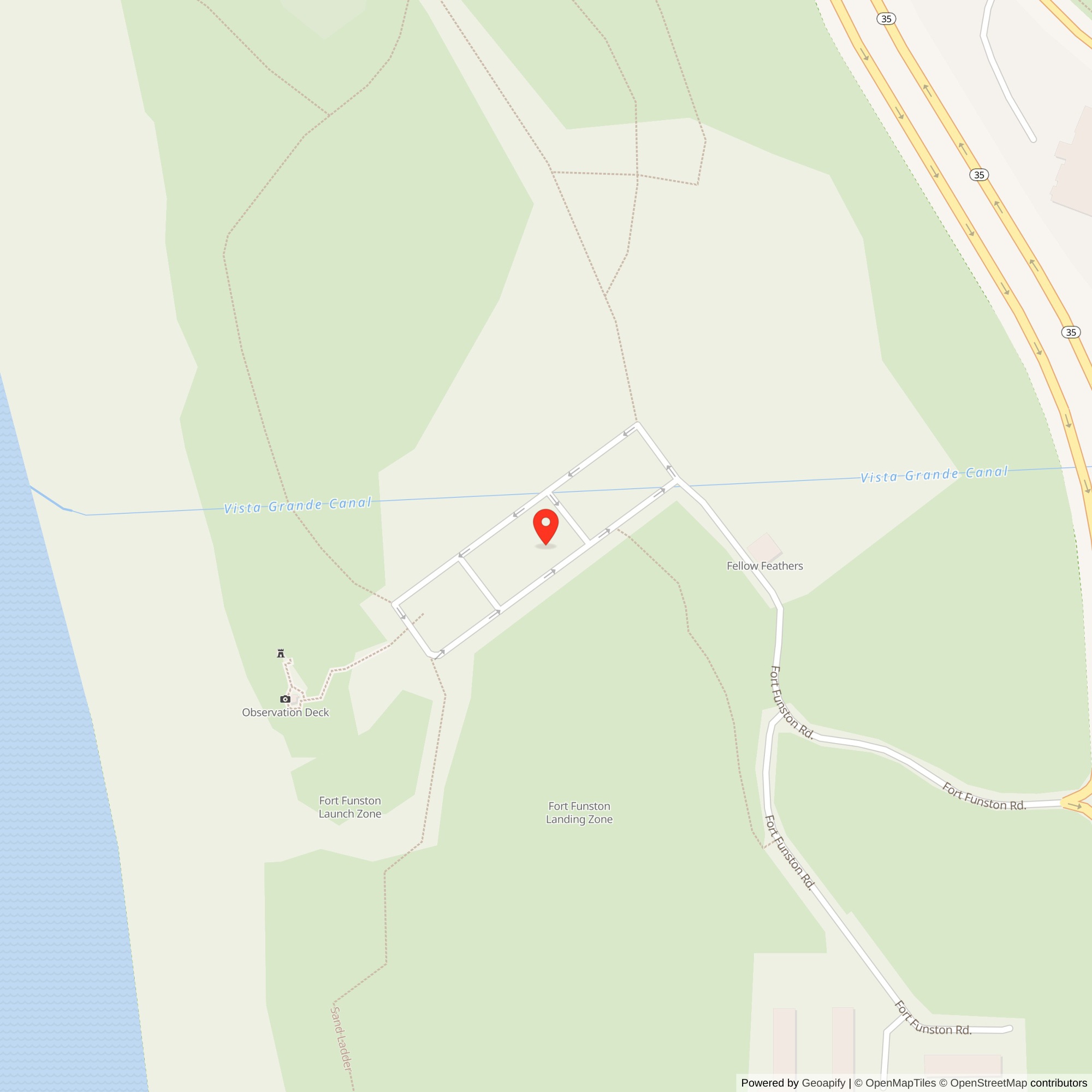 Street Level Map showing location of Nike Site SF-59 Launch Area, California