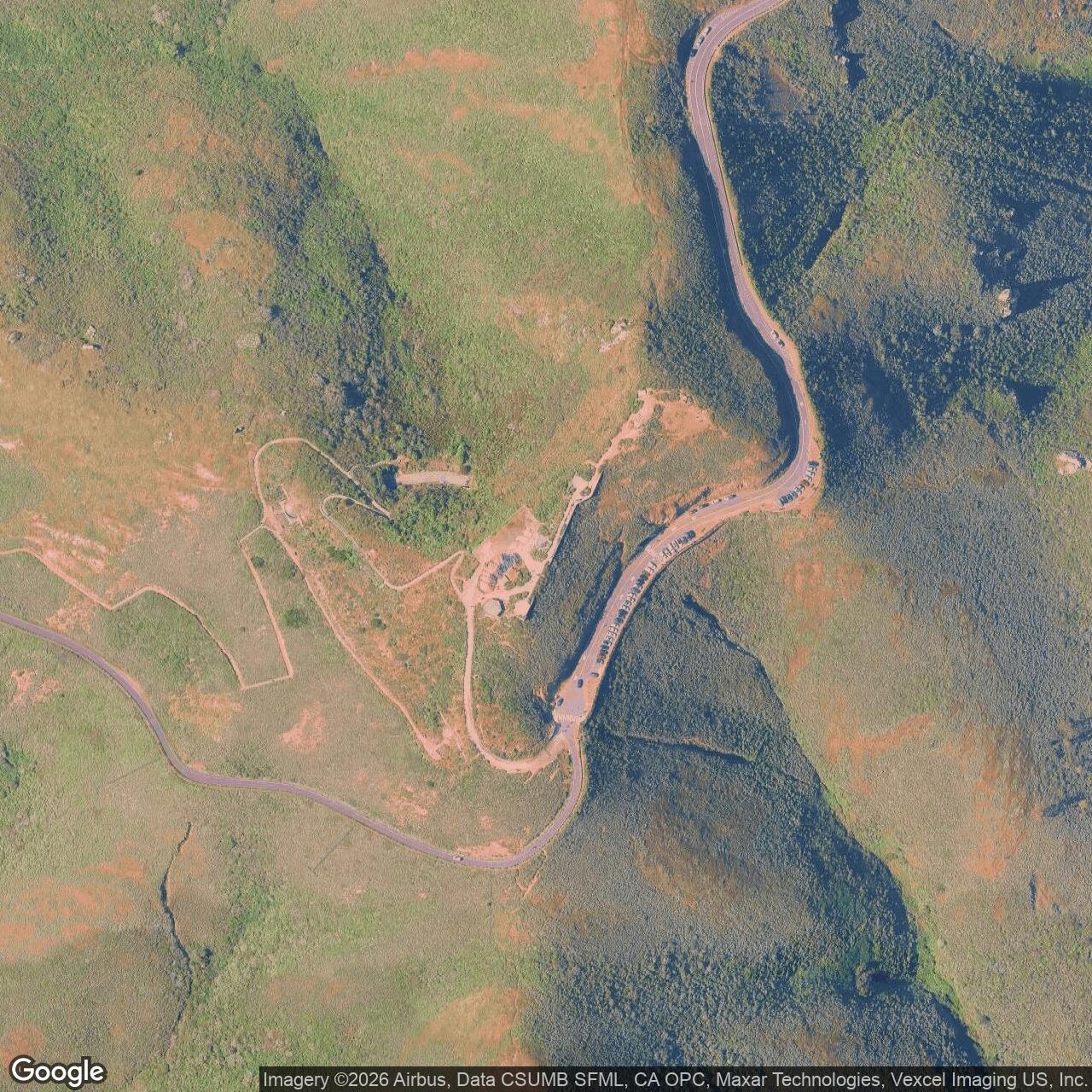 Current Google Satellite Image of Nike Site SF-87 IFC, California