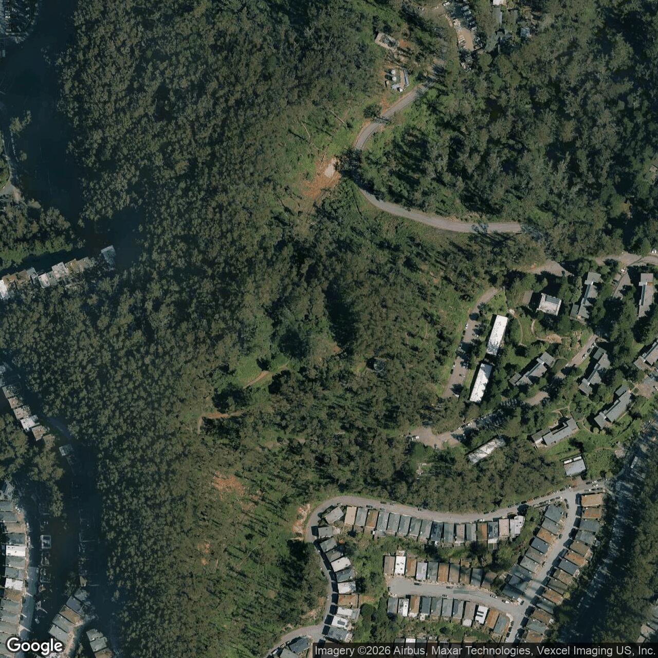 Current Google Satellite Image of Nike Site SF-89 IFC, California