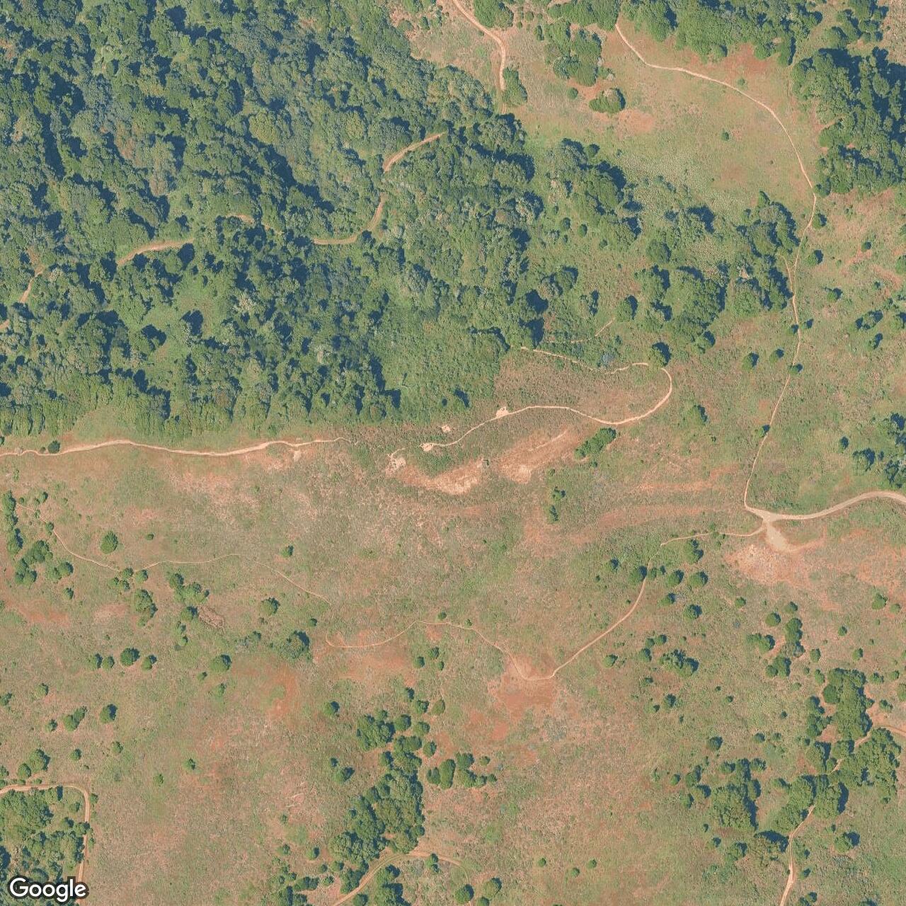 Current Google Satellite Image of Nike Site SF-91 IFC, California