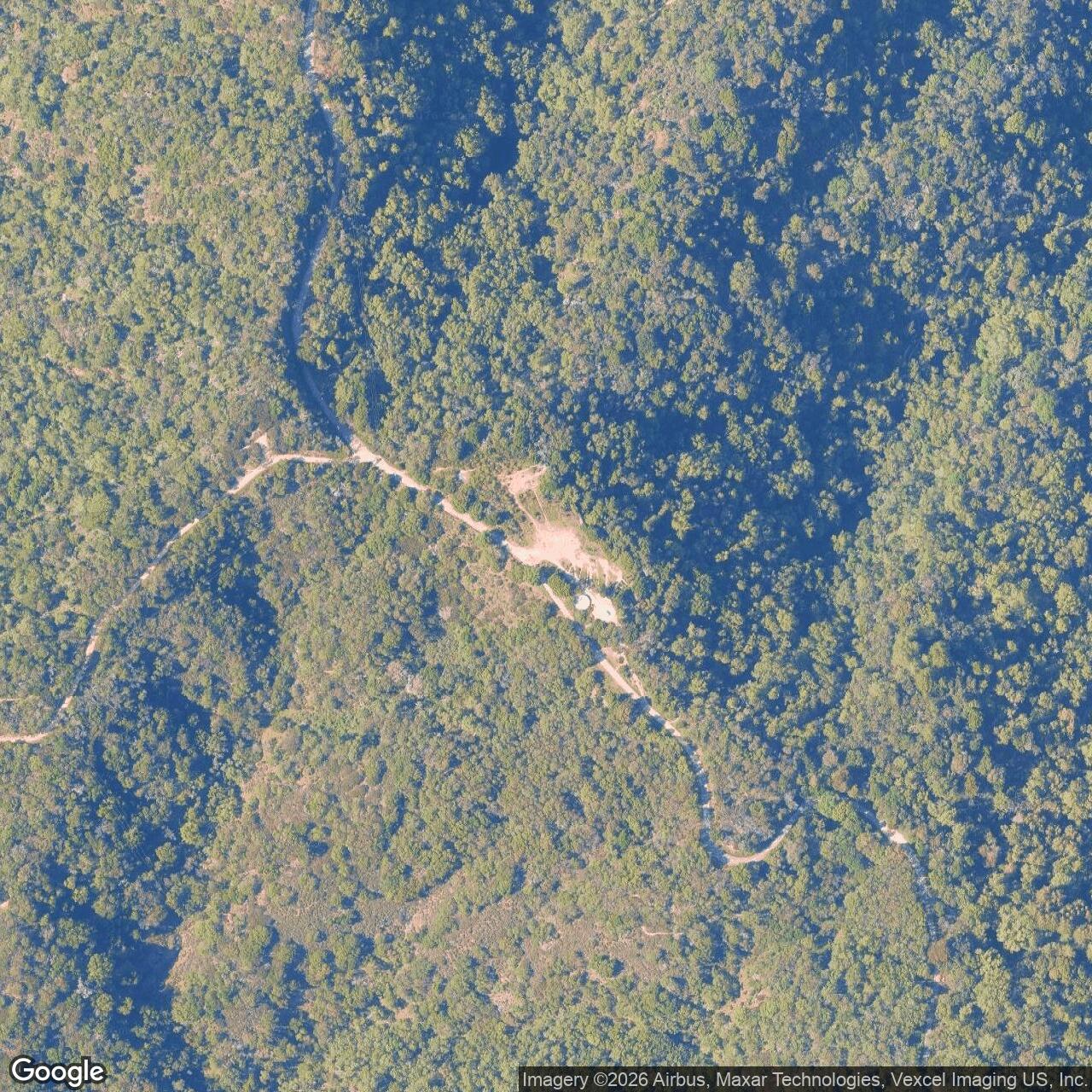 Current Google Satellite Image of Nike Site SF-93 IFC, California