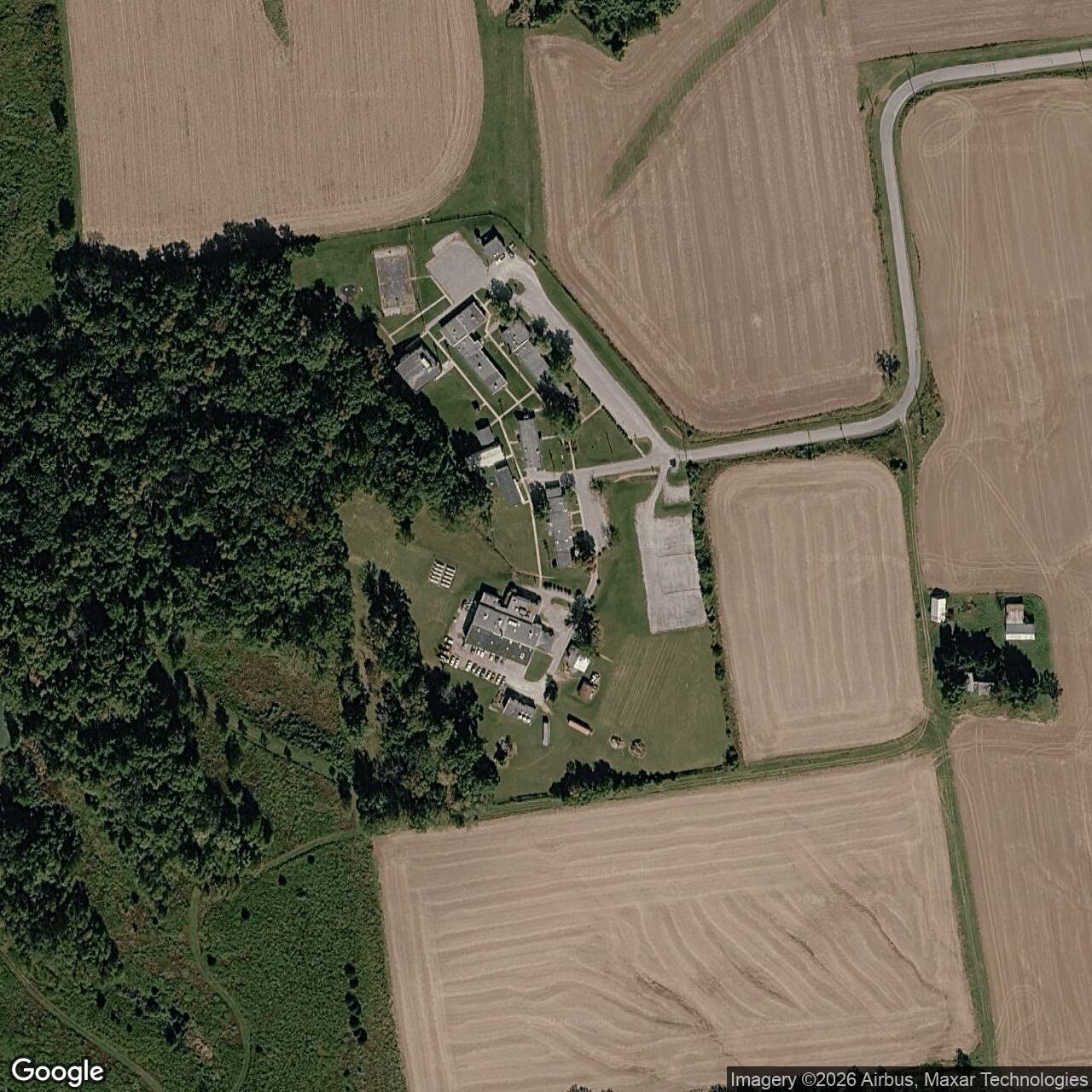 Current Google Satellite Image of Nike Site SL-40C, Red Bud, Illinois