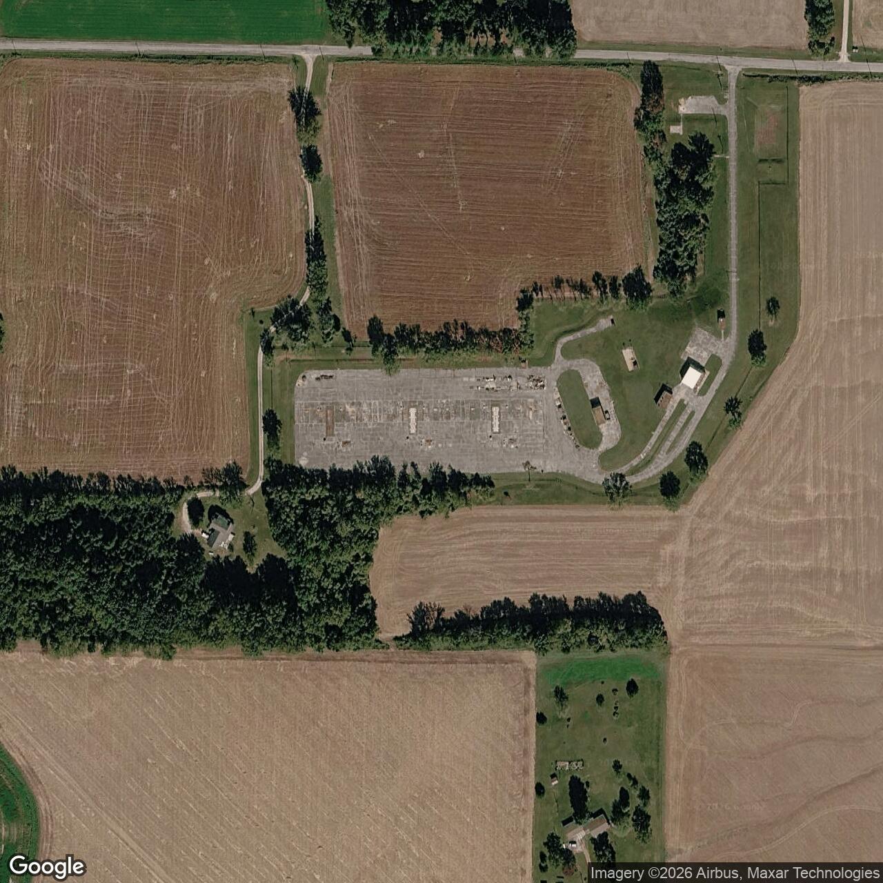 Current Google Satellite Image of Nike Site SL-40L, Red Bud, Illinois