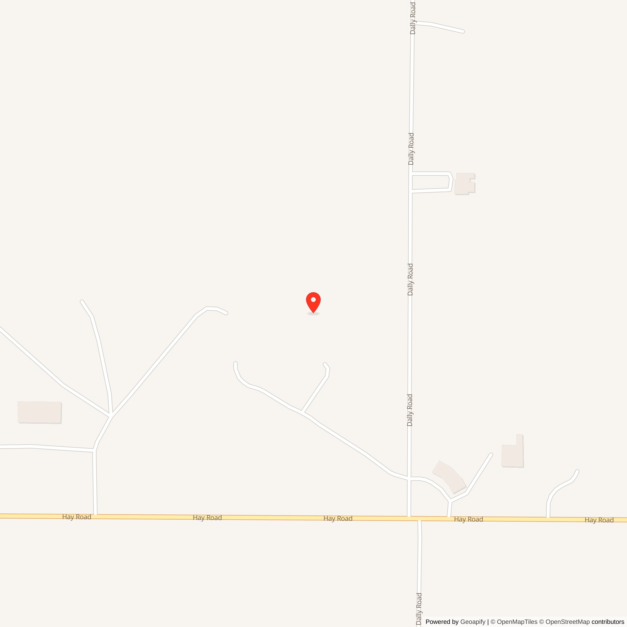 Street Level Map showing location of Nike Site T-10 IFC, California