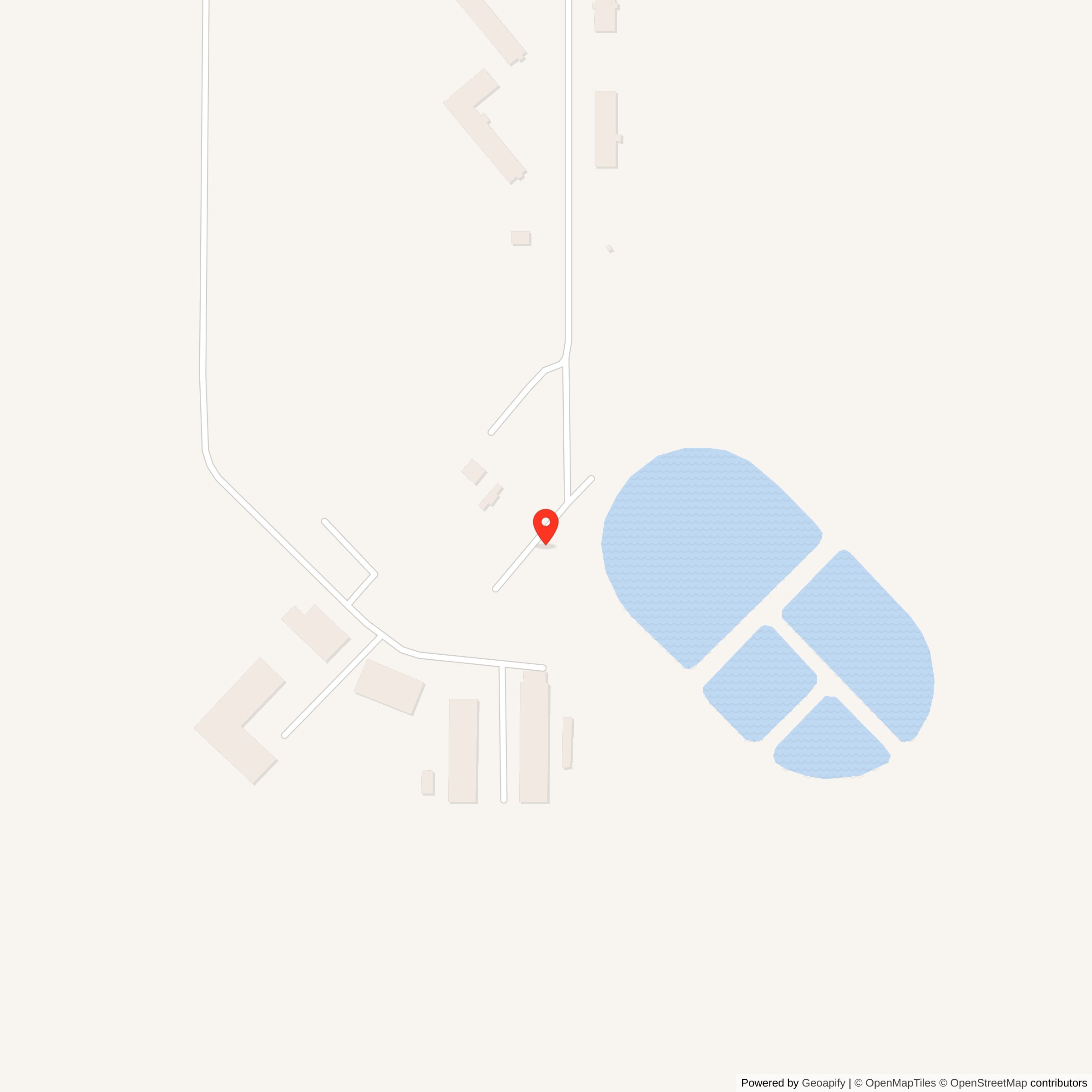 Street Level Map showing location of Nike Site T-33 IFC, California