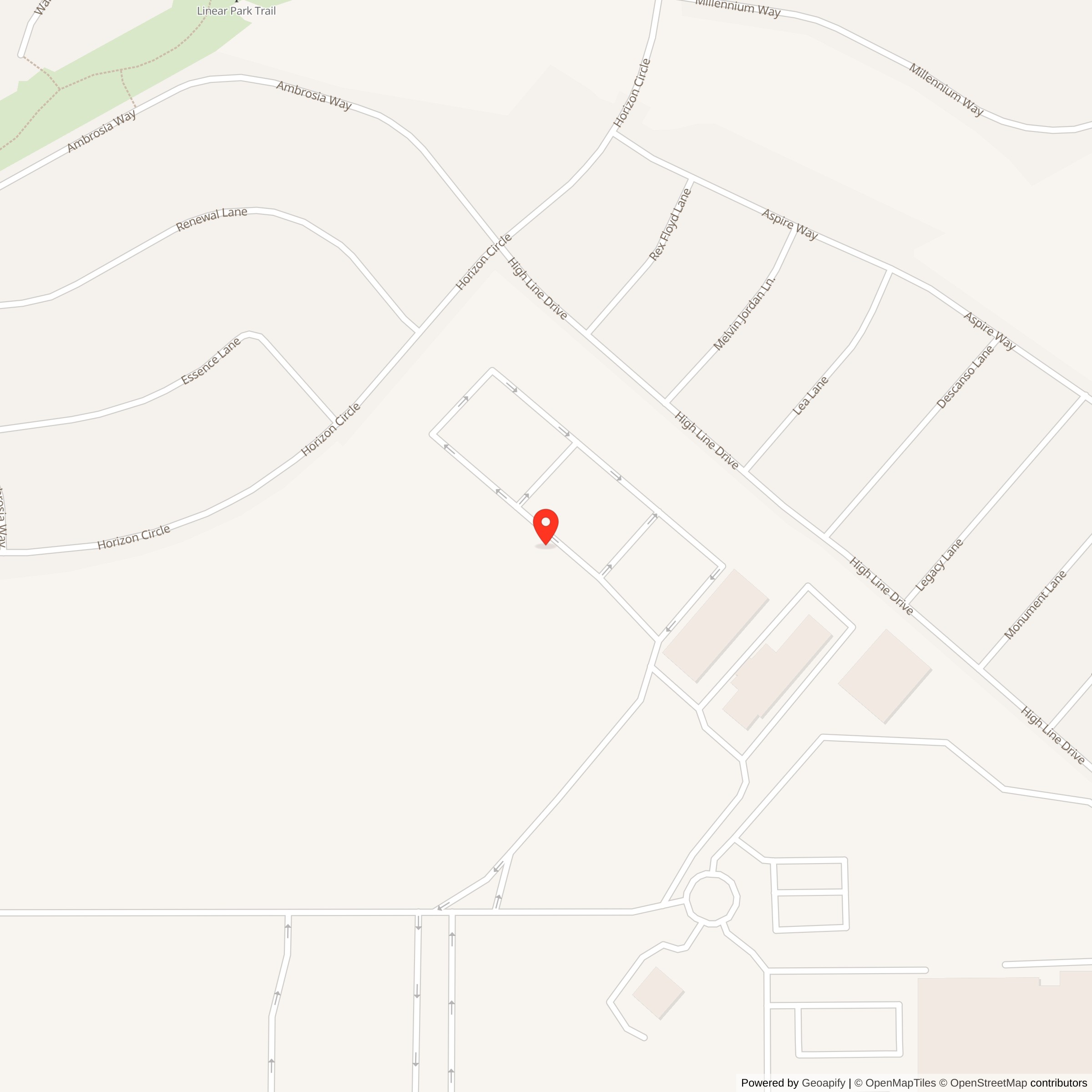 Street Level Map showing location of Nike Site T-86 Launch Area, California
