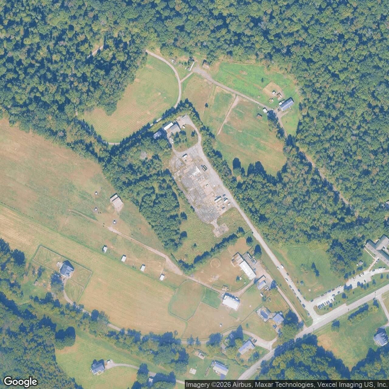 Current Google Satellite Image of Nike Site W-45L, Maryland