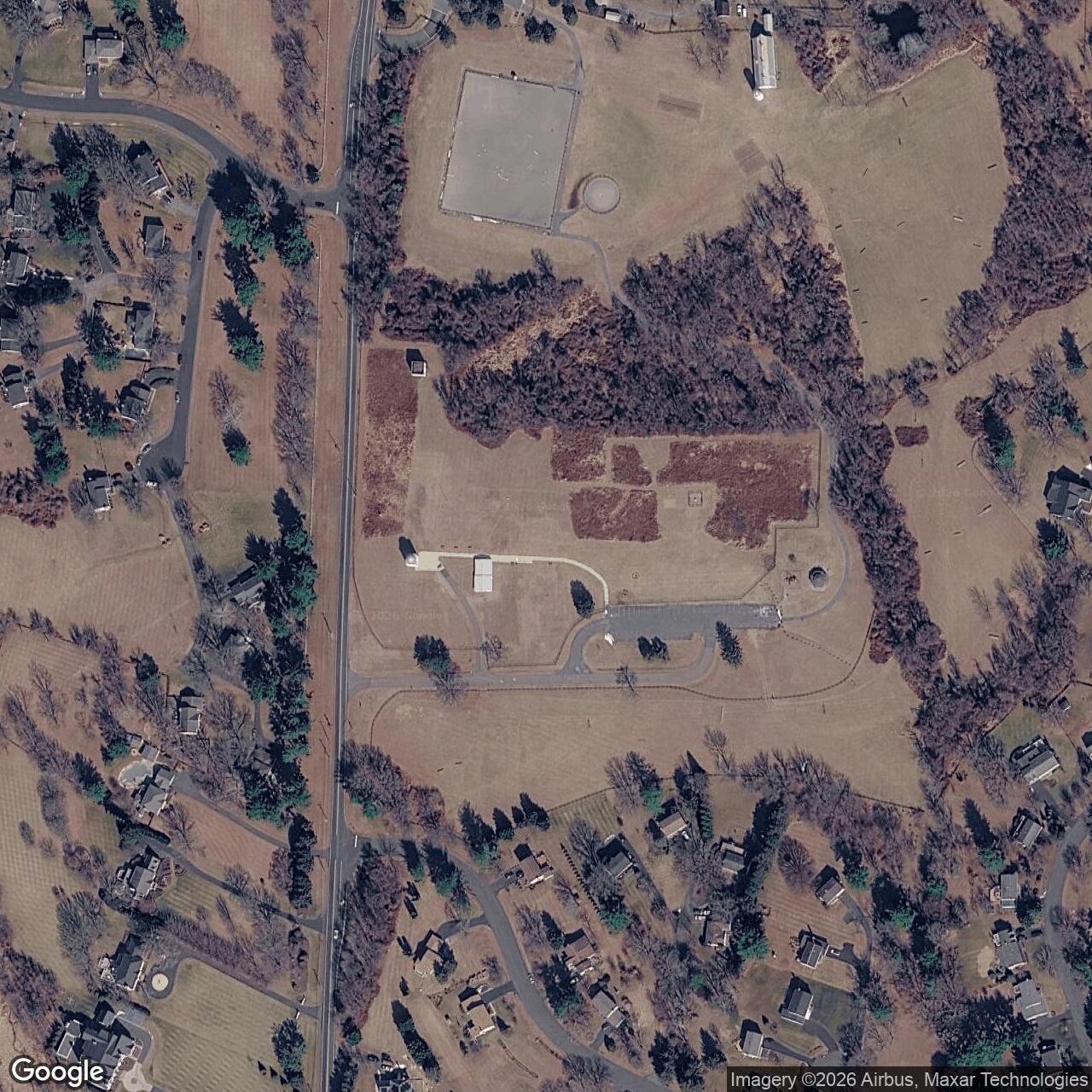 Current Google Satellite Image of Nike Site W-83L, Virginia